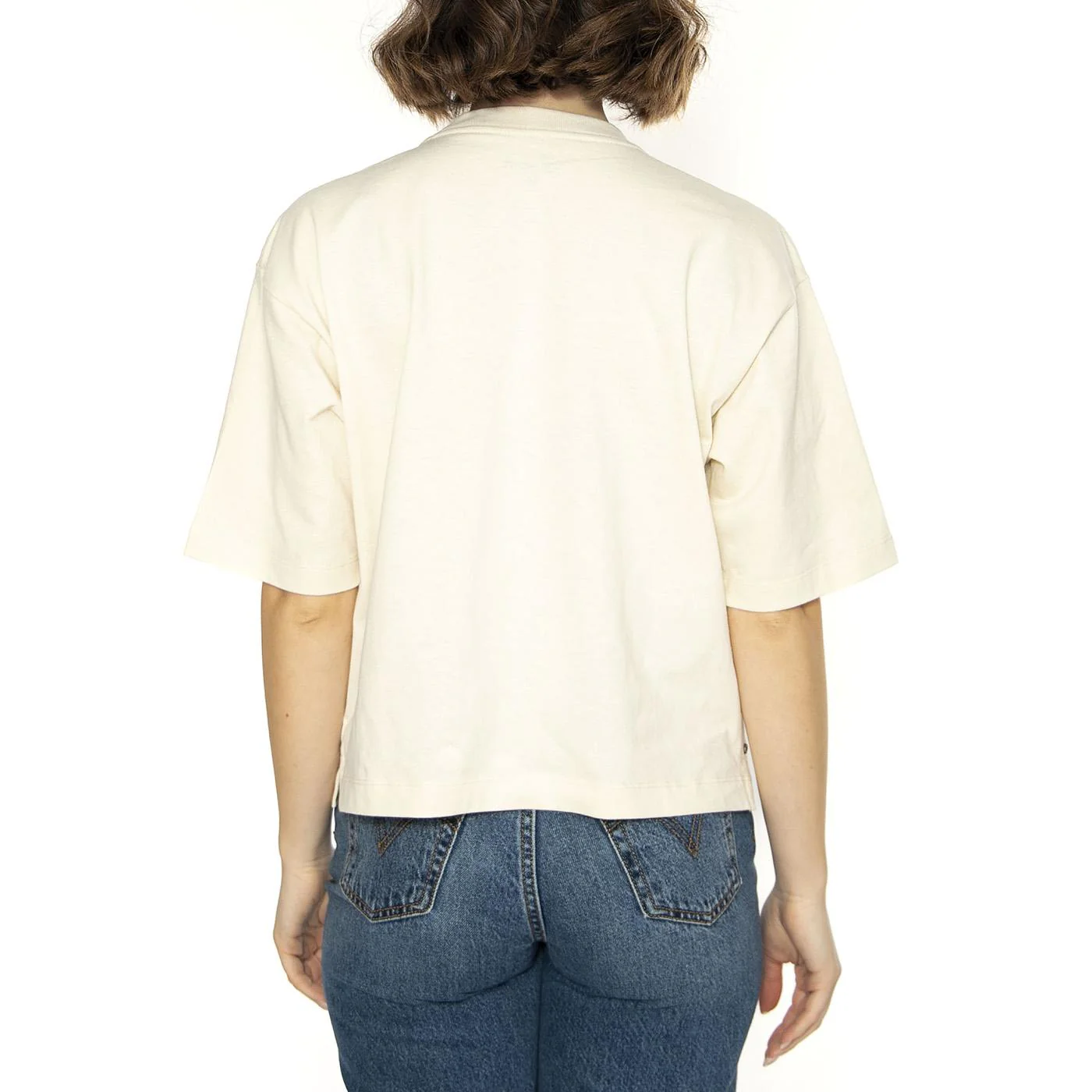 W' S/S Eldon T-Shirt Natural - Image 3