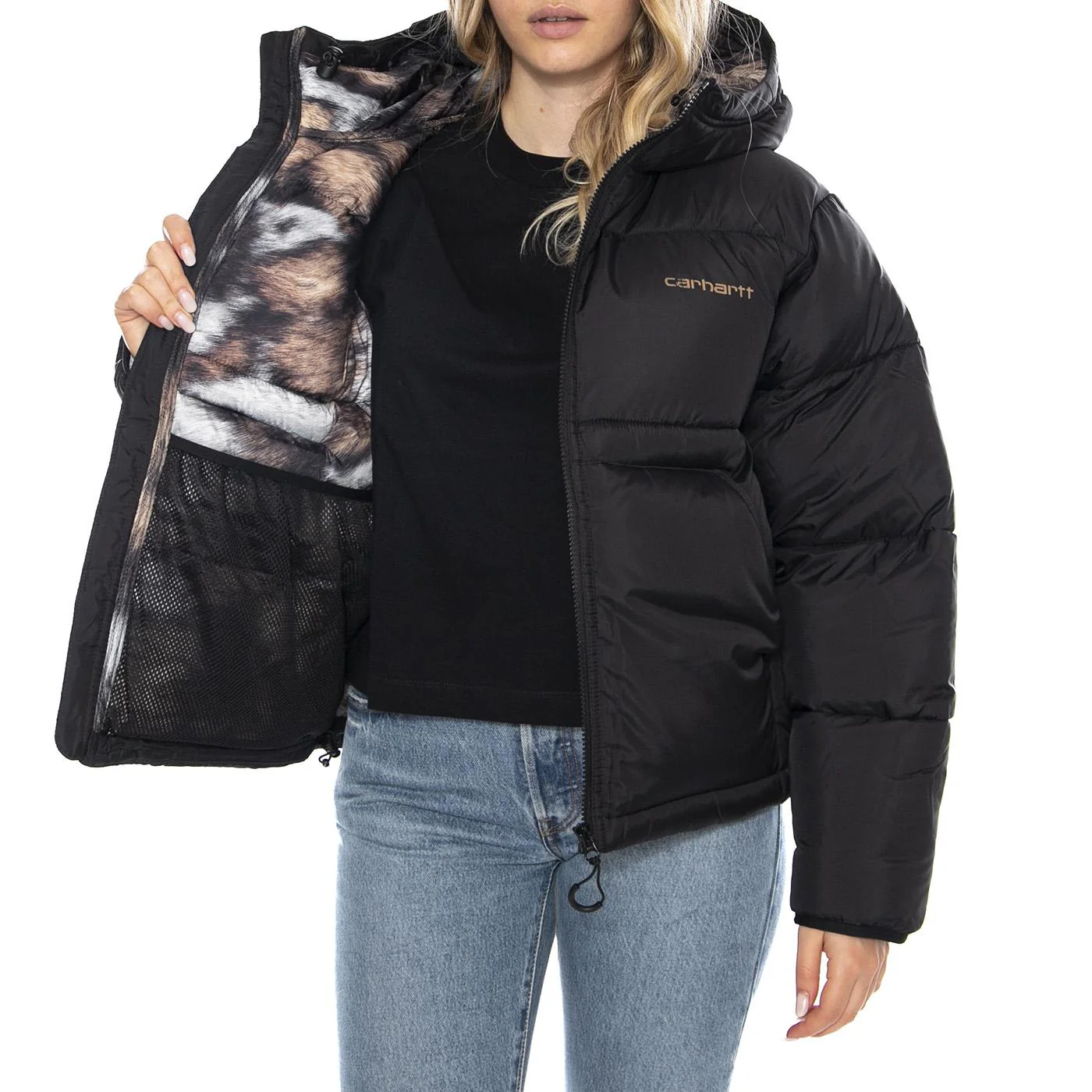W Toronto Jacket - Black - Women's Down Jacket CARHARTT WIP - Image 4