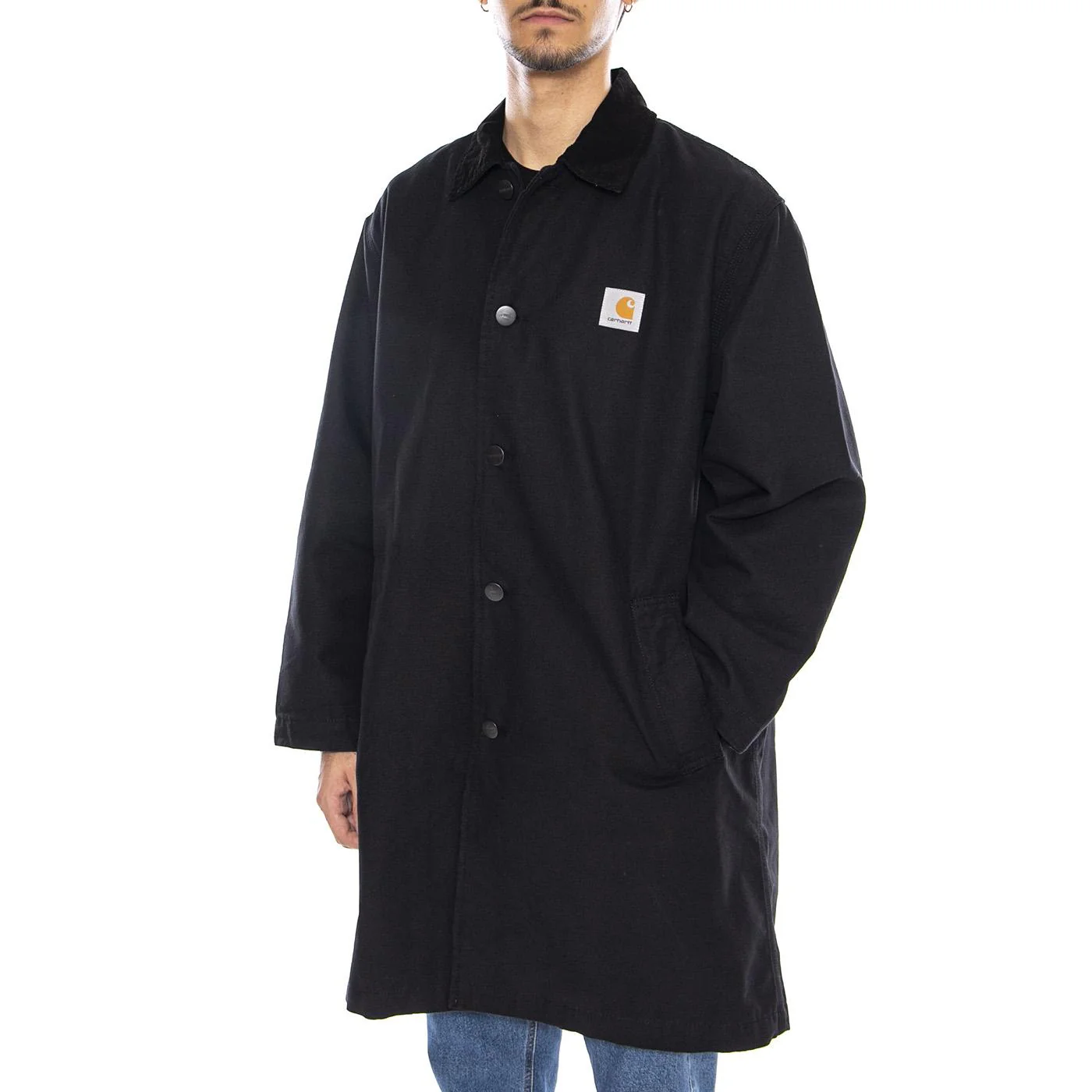 Webster Coat Black - Men's Black Jacket CARHARTT WIP