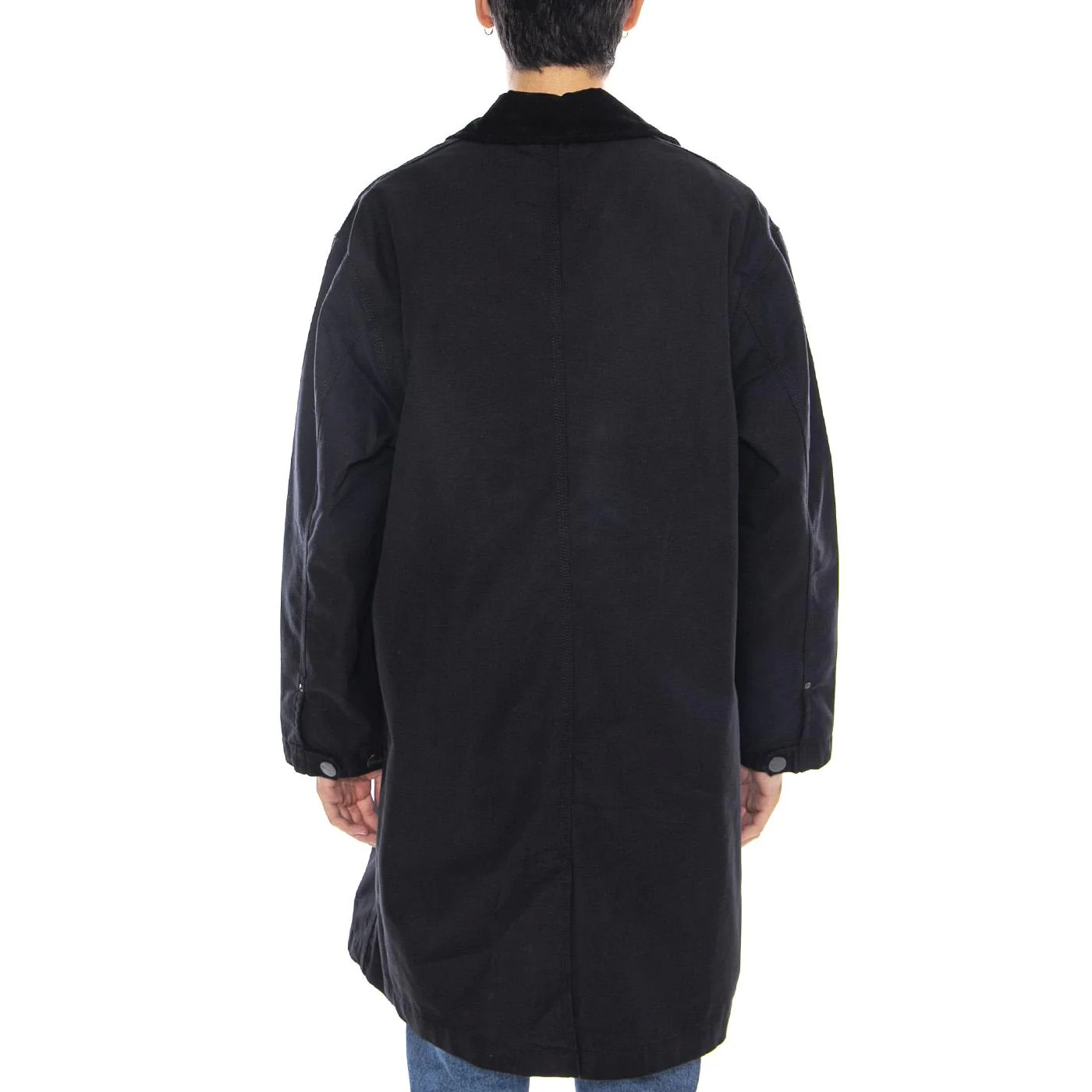 Webster Coat Black - Men's Black Jacket CARHARTT WIP - Image 3