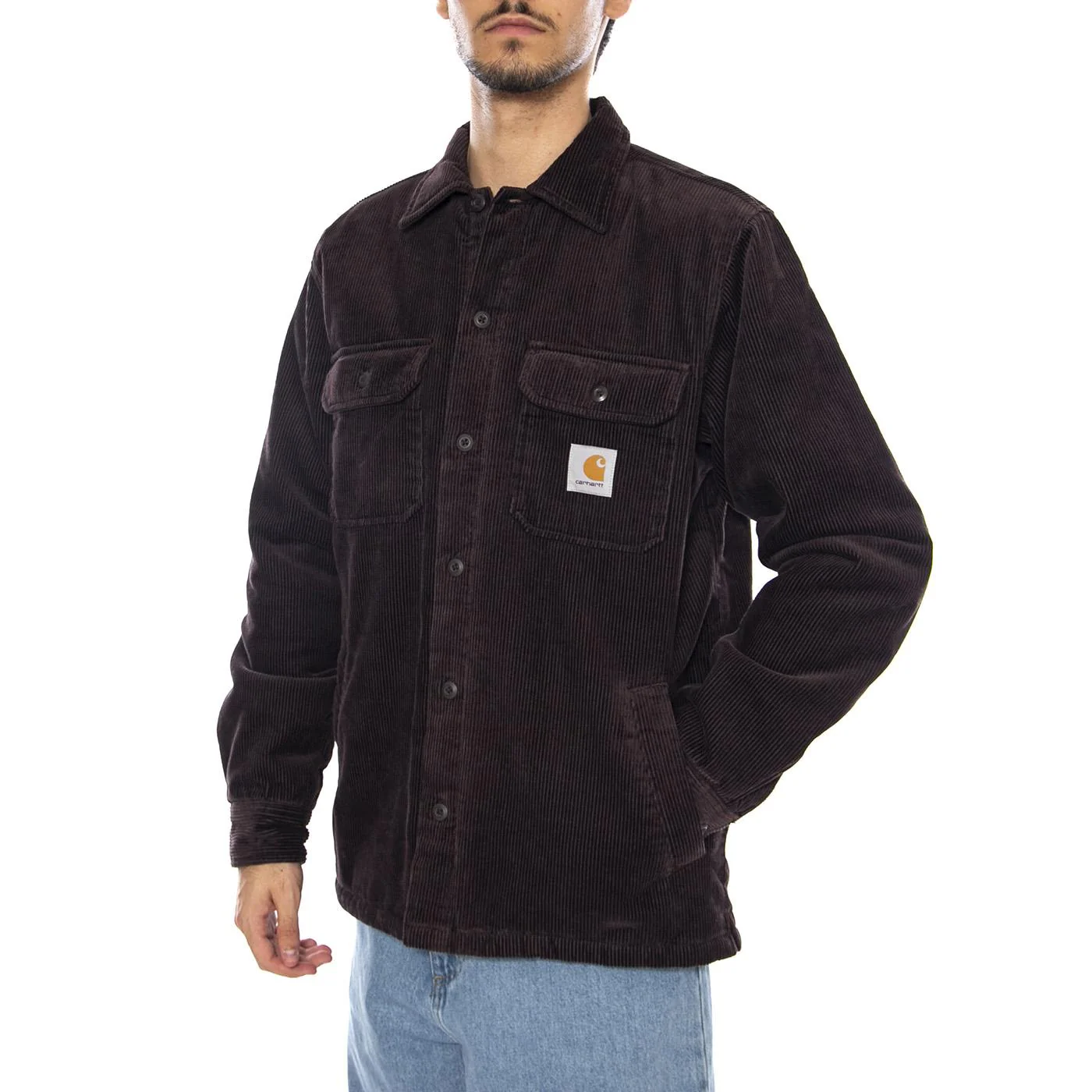 Whitsome Shirt Jac Palisander - Men's Brown Jacket CARHARTT WIP