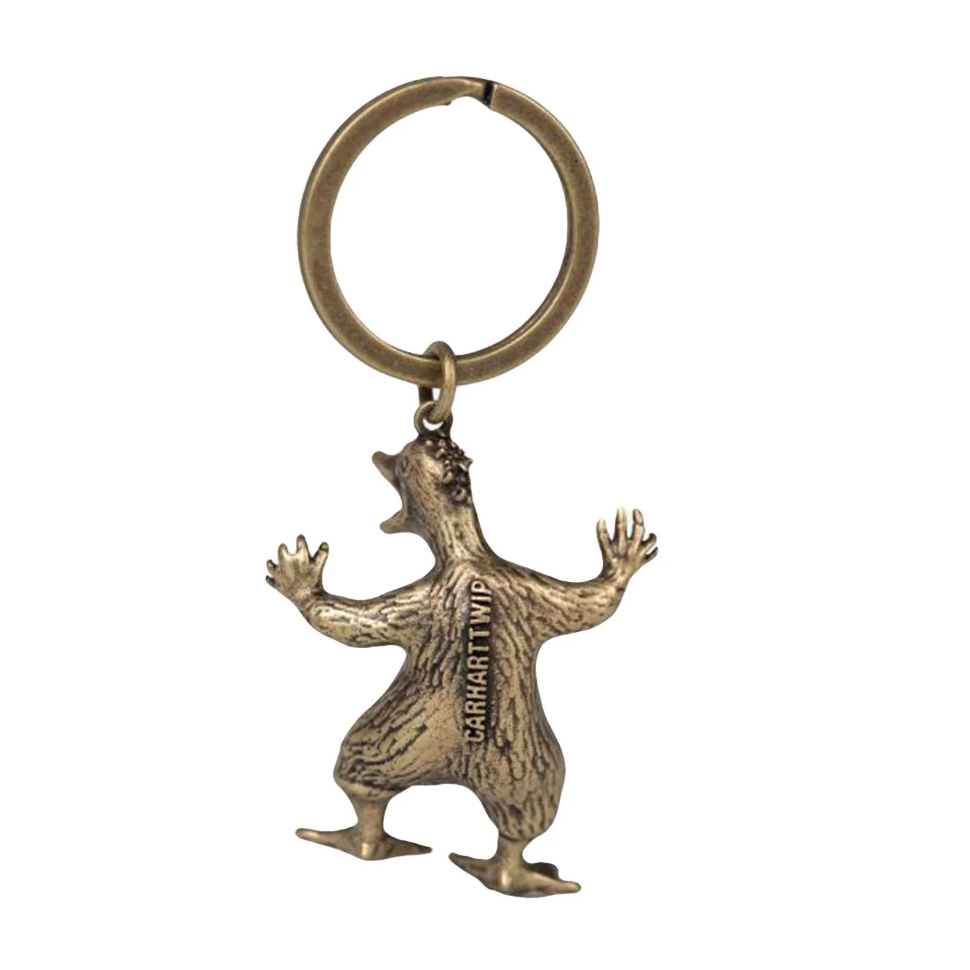 Wiptopia Keychain Gold - Metal Keychain CARHARTT WIP ACCESSORIES - Image 2