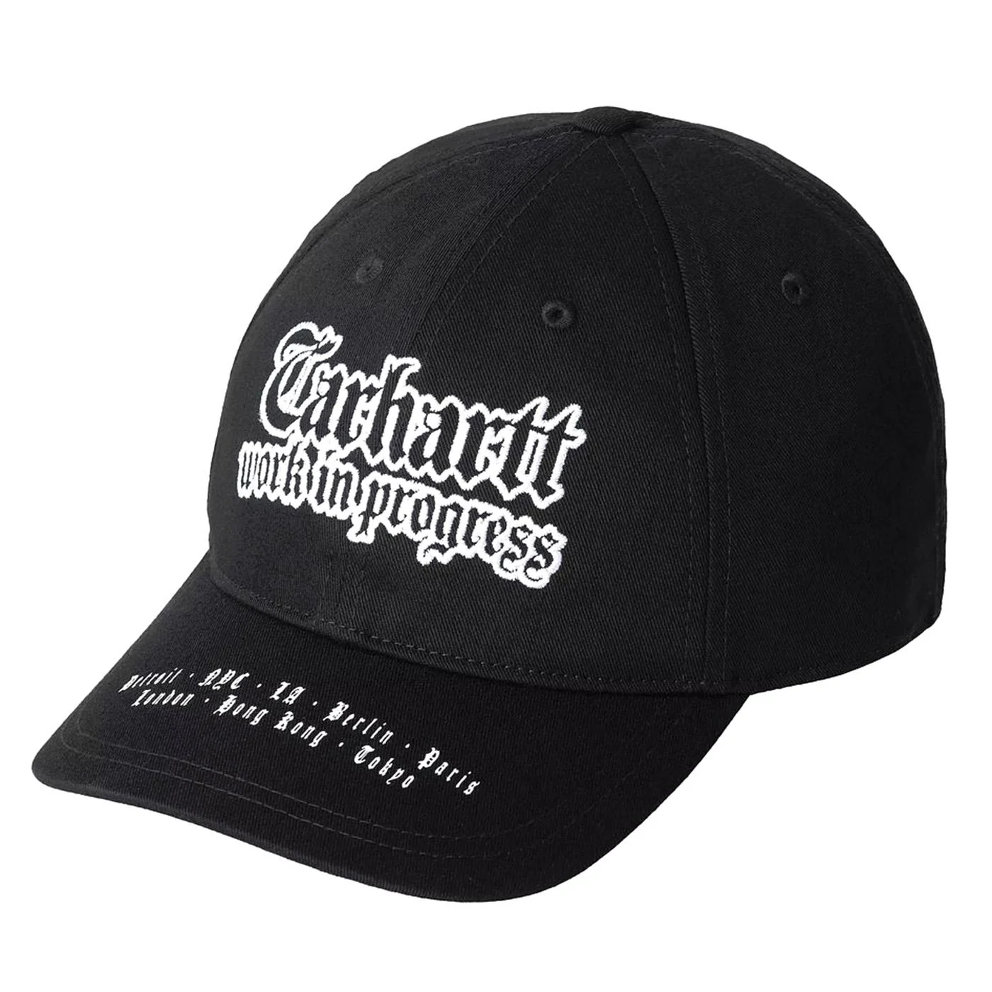 World Tour Cap Black / White - Black Cap CARHARTT WIP ACCESSORIES