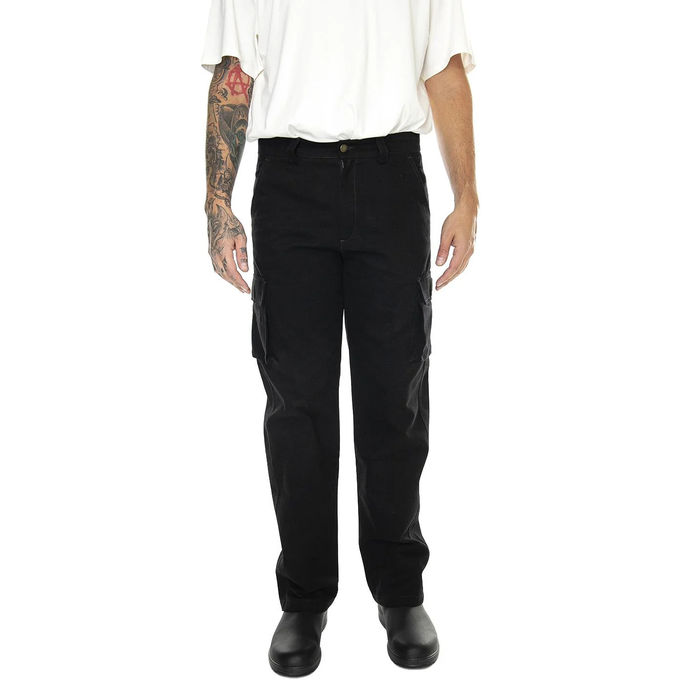 Canvas Cargo Pant Black - Image 2
