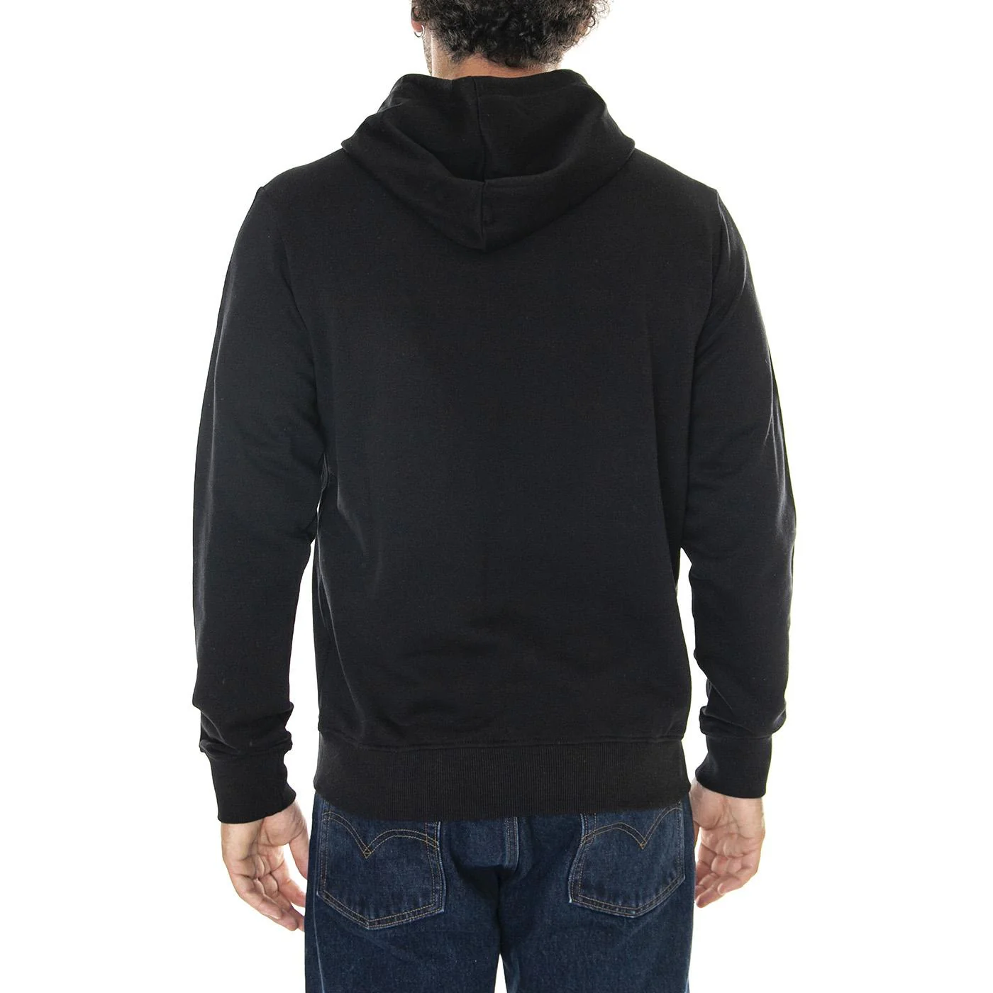 Essential Hoodie - Black - Men's Black Hoodie CAT - Image 3