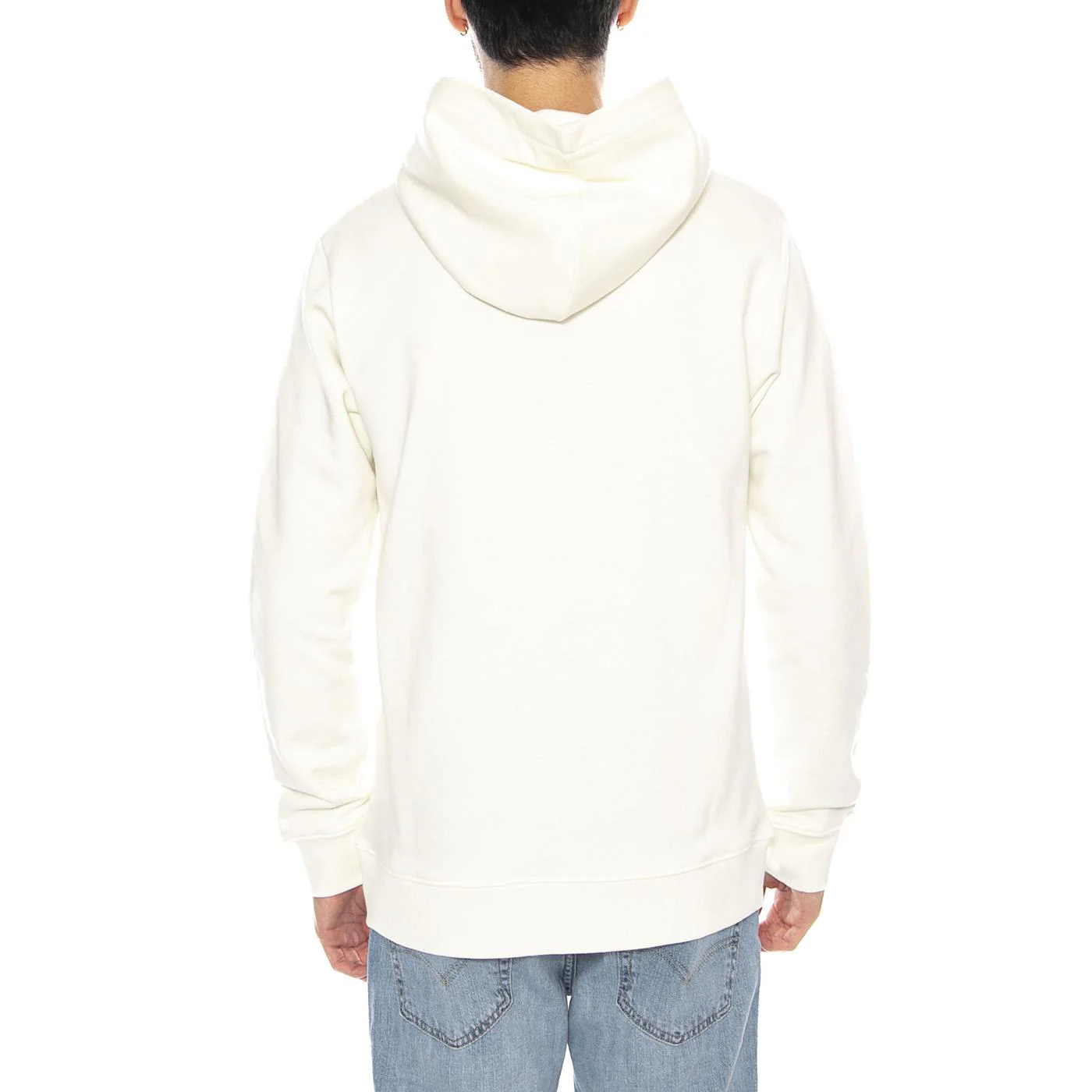 Essential Hoodie -- Men's White Hoodie CAT - Image 3