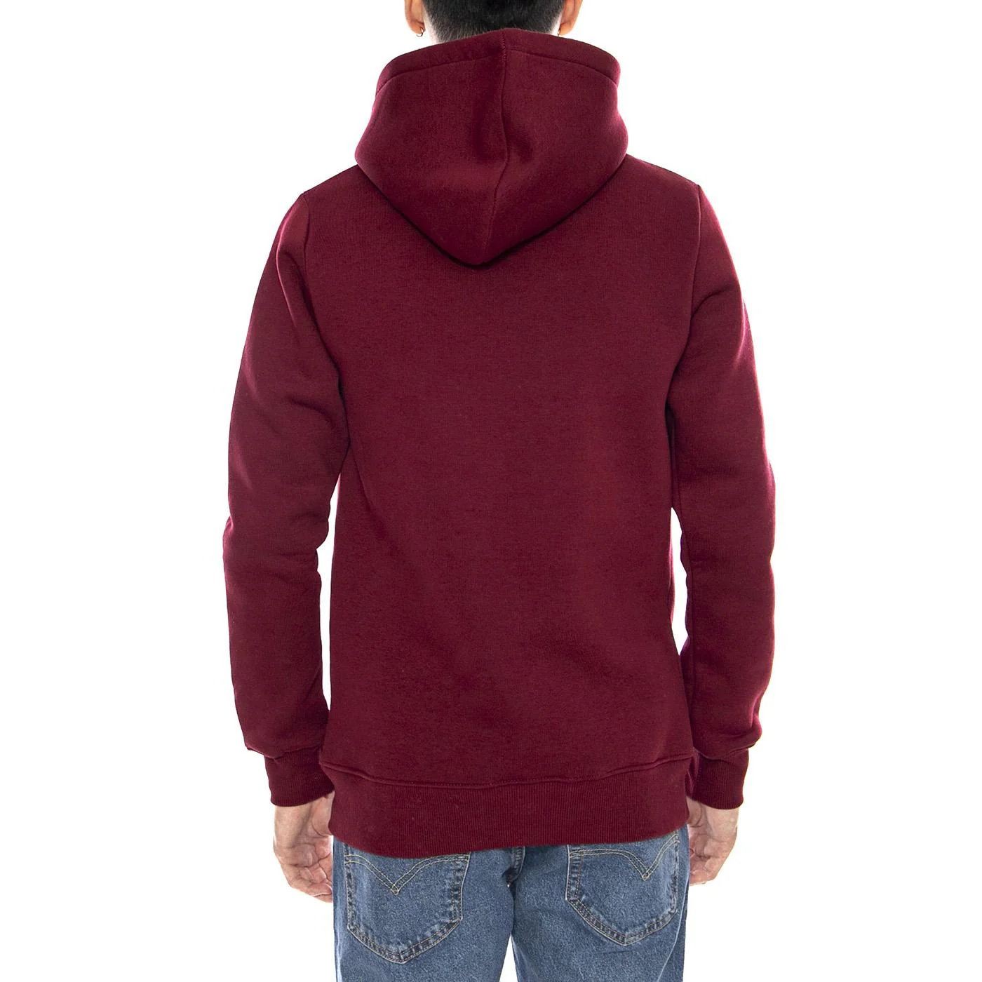 Logo Hoodie -- Men's Maroon Hoodie Men's CAT - Image 3