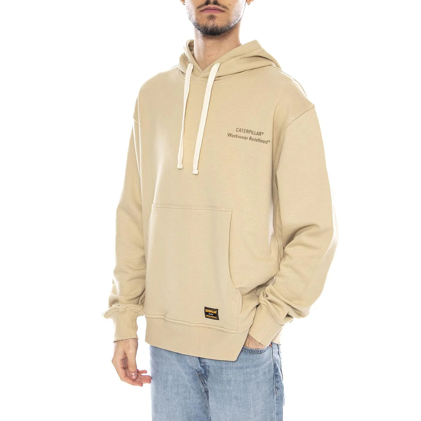 Redefined Hoodie -- Men's Pale Khaki Hoodie CAT