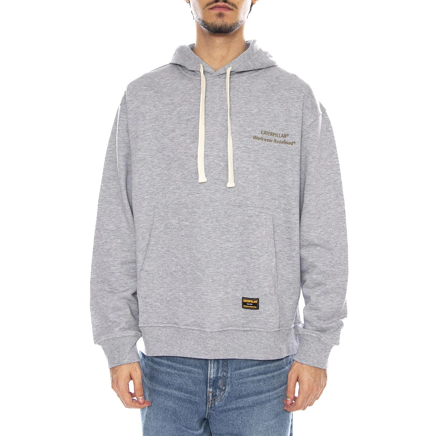 Redefined Hoodie Heather Grey - Men's Hoodie Grey Men's CAT - Image 2