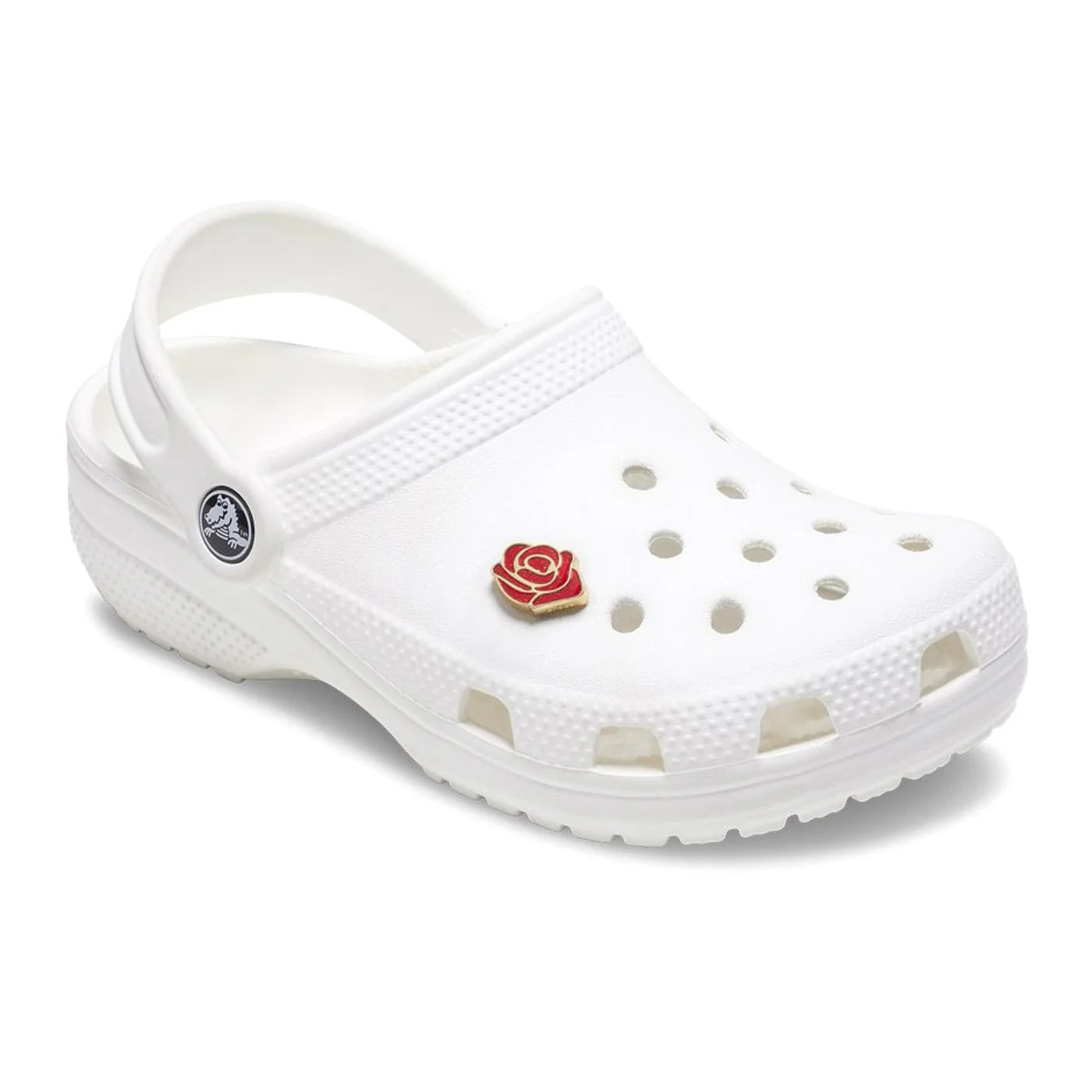 Ruby Gold Rose Charm - Red Crocs Charm CROCS ACCESSORIES - Image 3