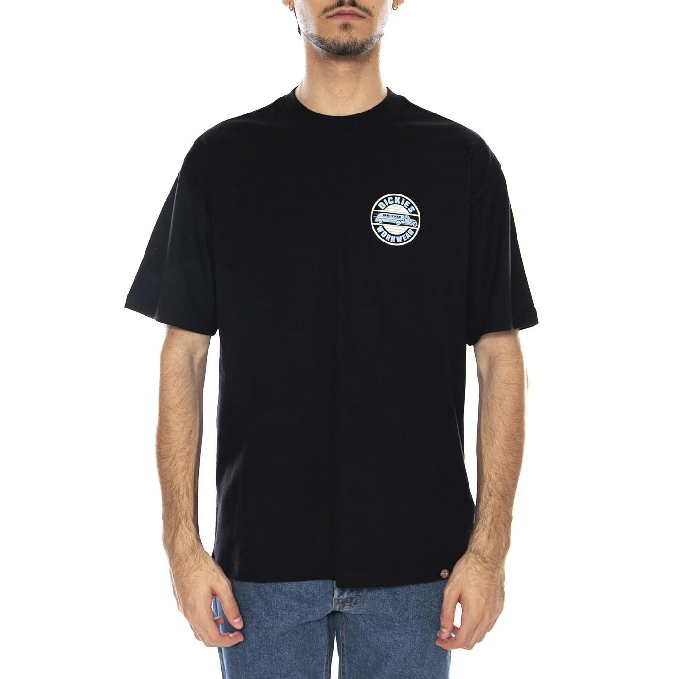 DICKIES Circle Tee Black - Men's Crew Neck T-Shirt Black Men's DICKIES - Image 2