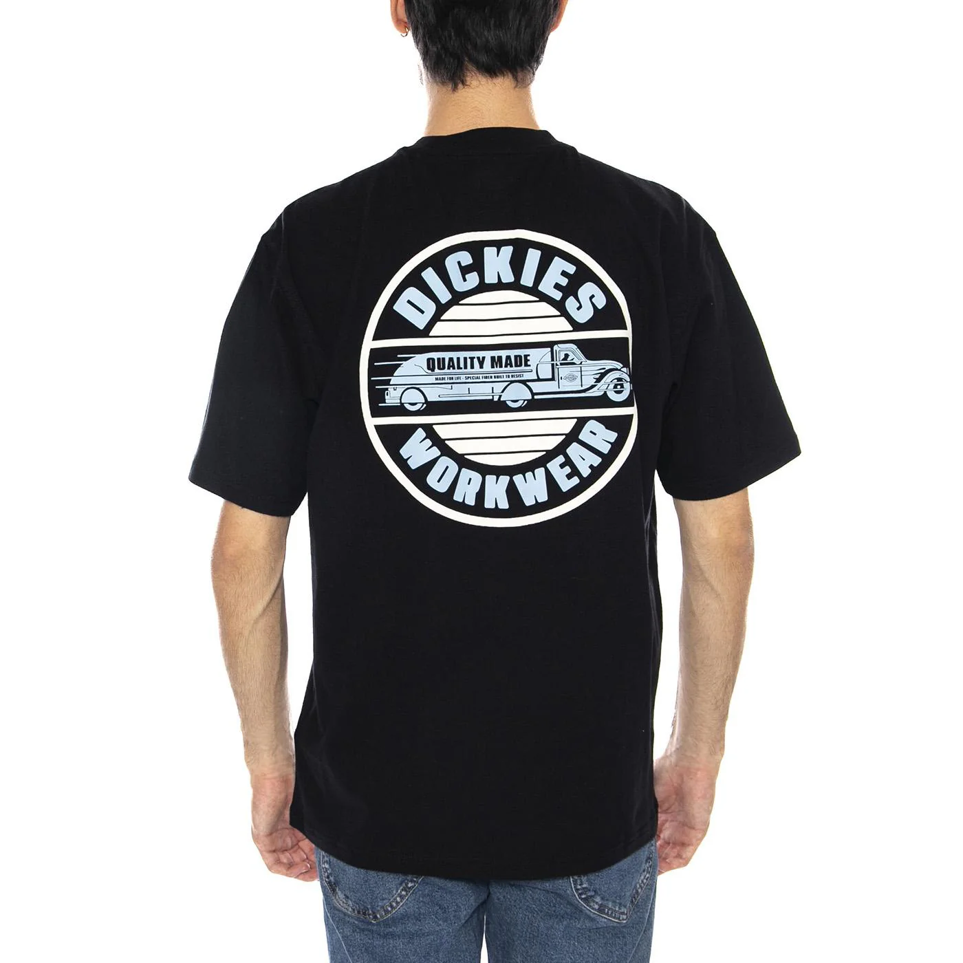 DICKIES Circle Tee Black - Men's Crew Neck T-Shirt Black Men's DICKIES - Image 3