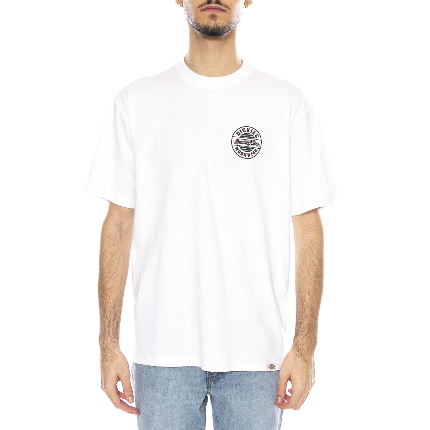 Dickies Circle Tee SS -- Men's White T-Shirt DICKIES - Image 2