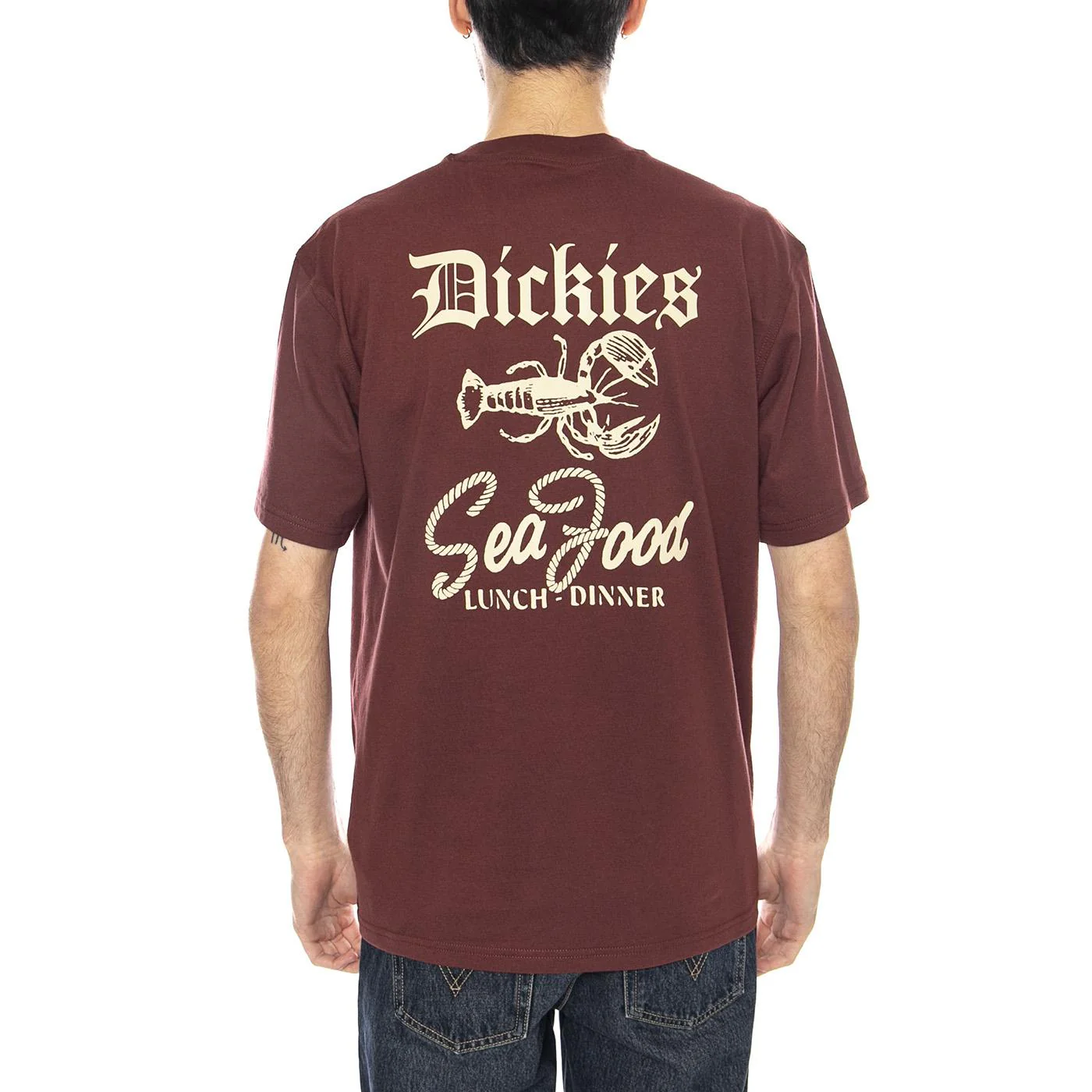 Dickies Diner SS T-Shirt -- Men's T-Shirt Bordeaux (Andorra) Men's DICKIES - Image 3