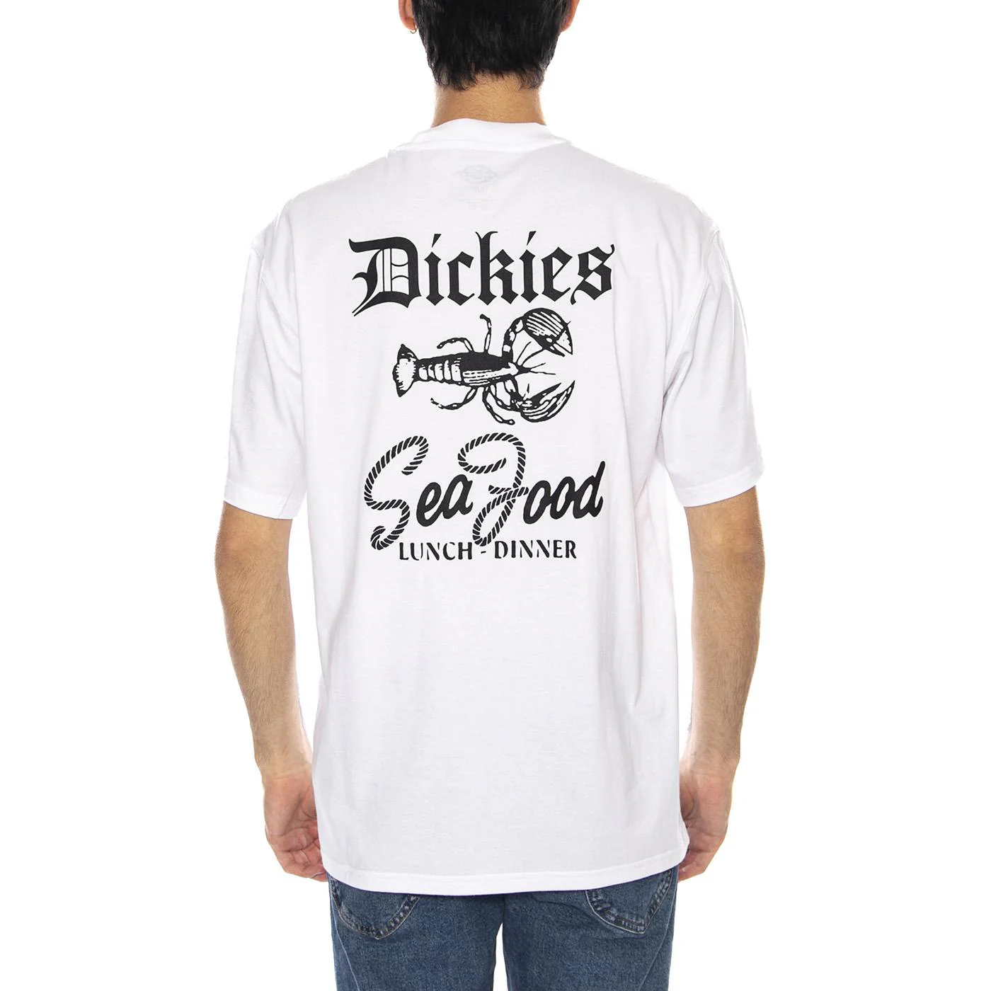 Dickies Diner Tee White - Men's Crew Neck T-Shirt White Men's DICKIES - Image 3