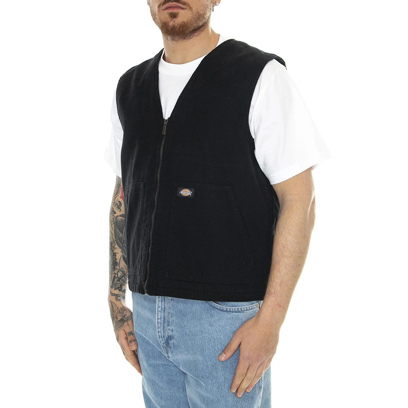 Dickies Duck Canvas Smmr Vest Sw Black