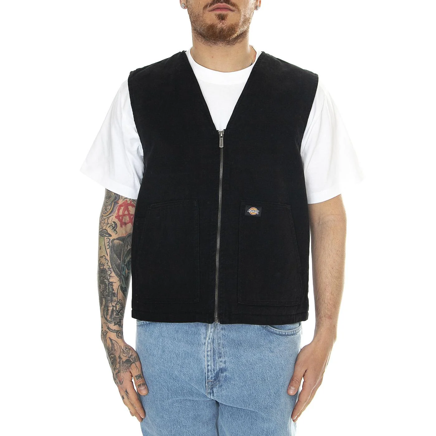 Dickies Duck Canvas Smmr Vest Sw Black - Image 2