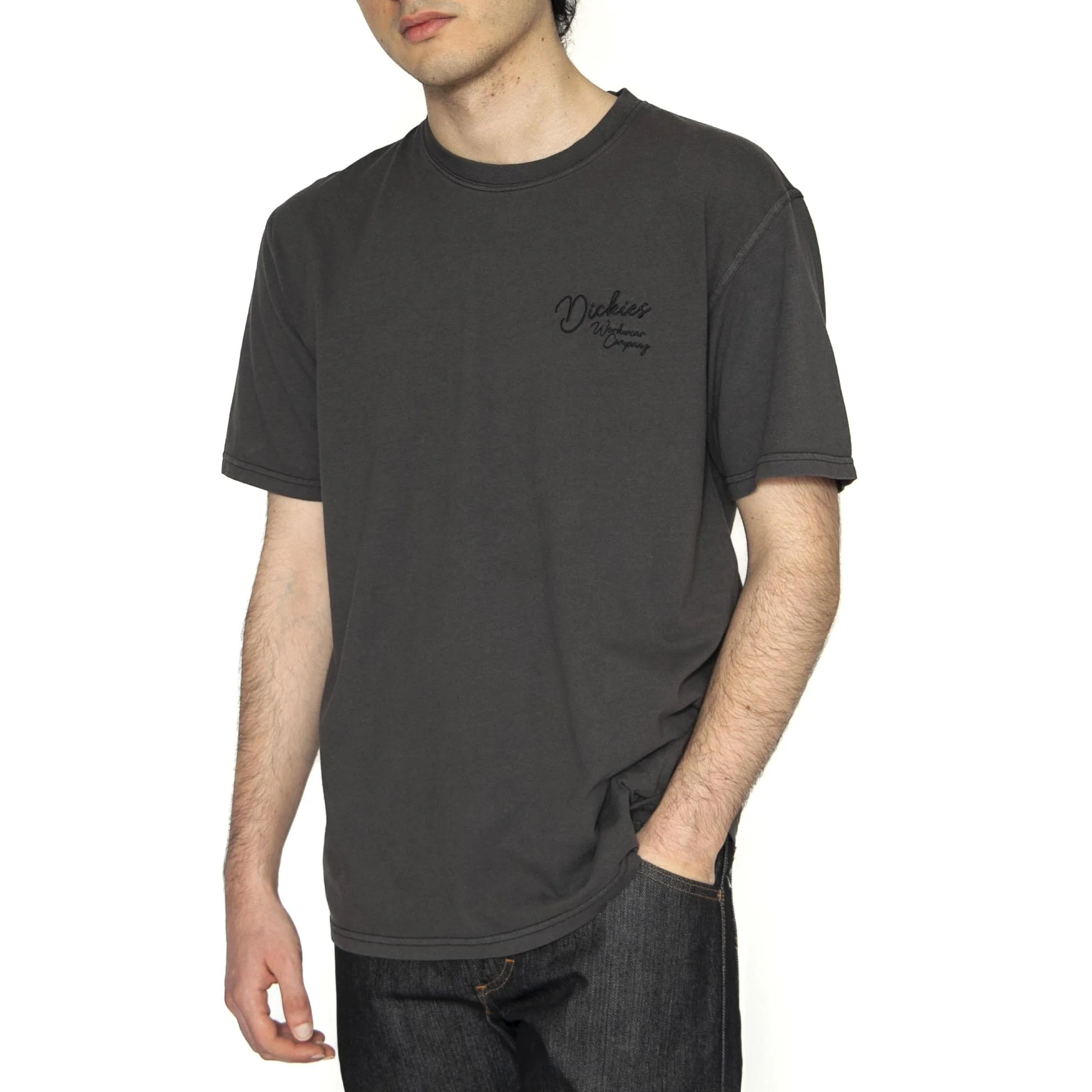 Dickies Rope Chest Logo SS Tee Black