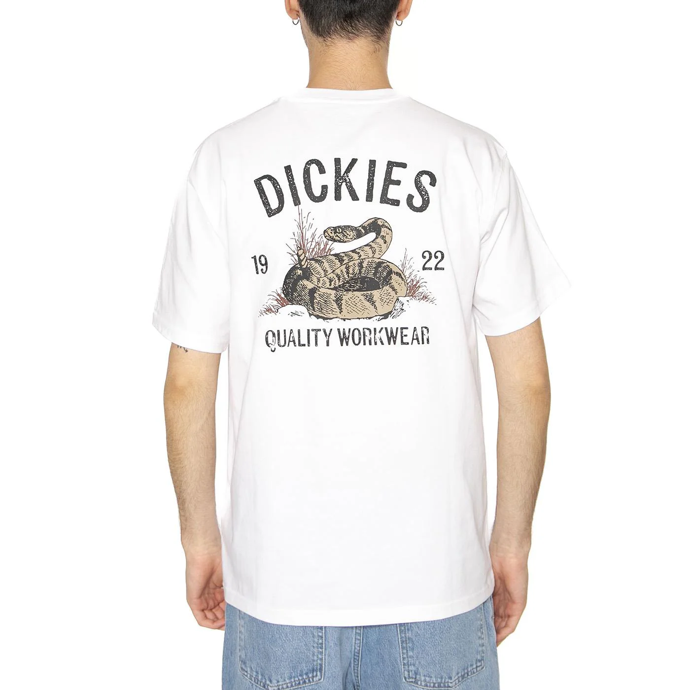 Dickies Snake SS Tee White - Image 3