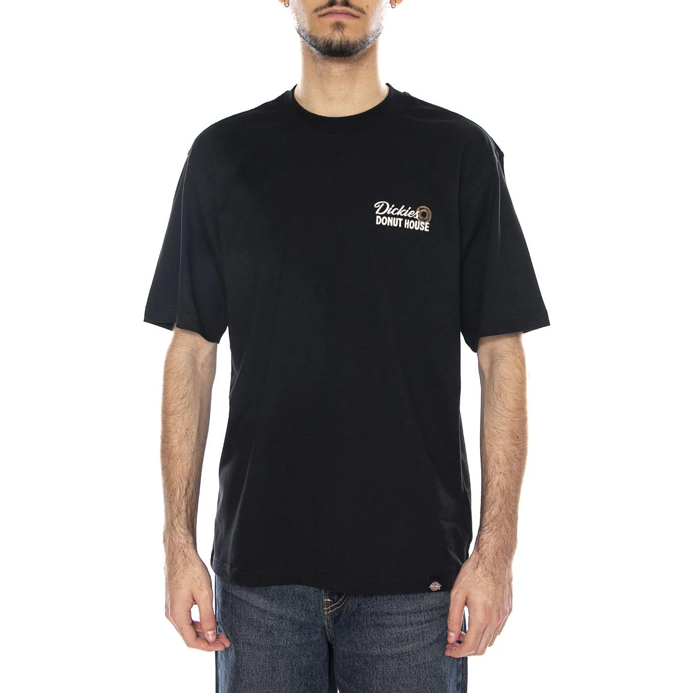 Donut House SS T-Shirt -- Men's Black T-Shirt DICKIES - Image 2