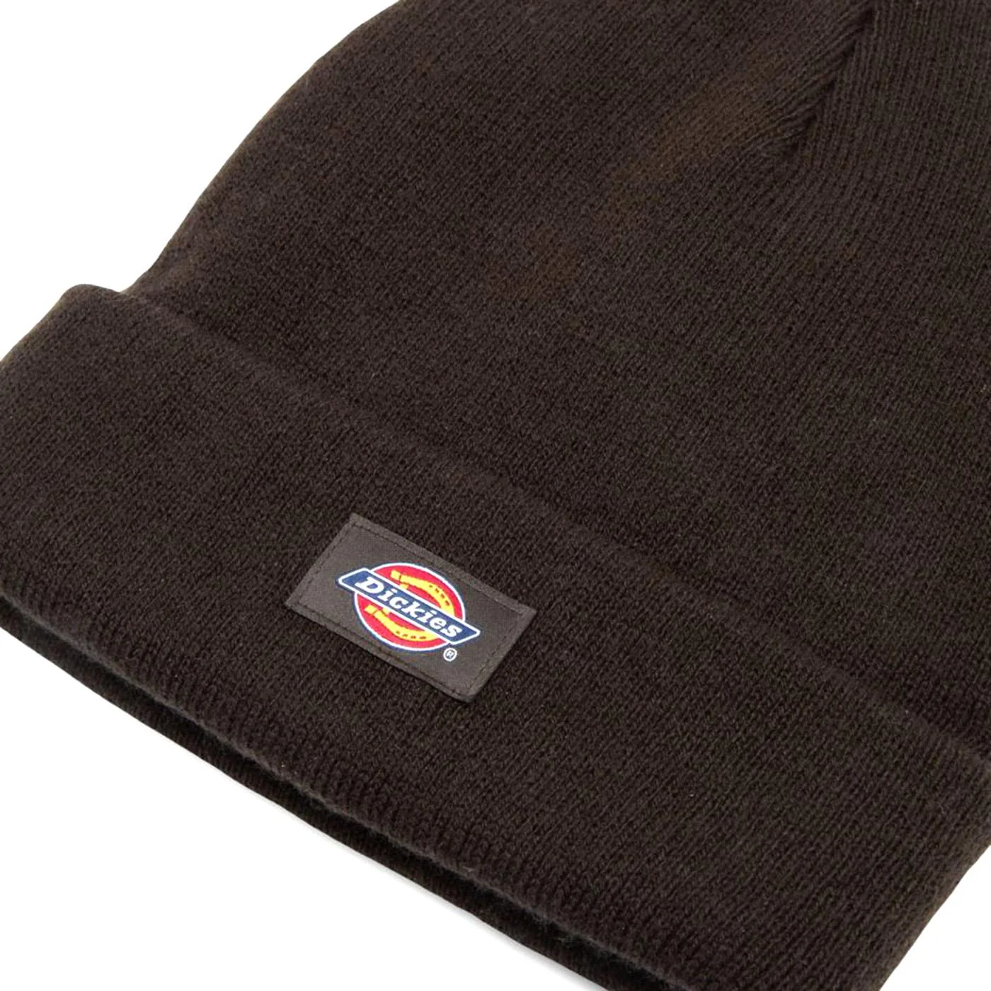 Gibsland Beanie Dark Brown - Brown Beanie with Logo DICKIES ACCESSORIES - Image 2
