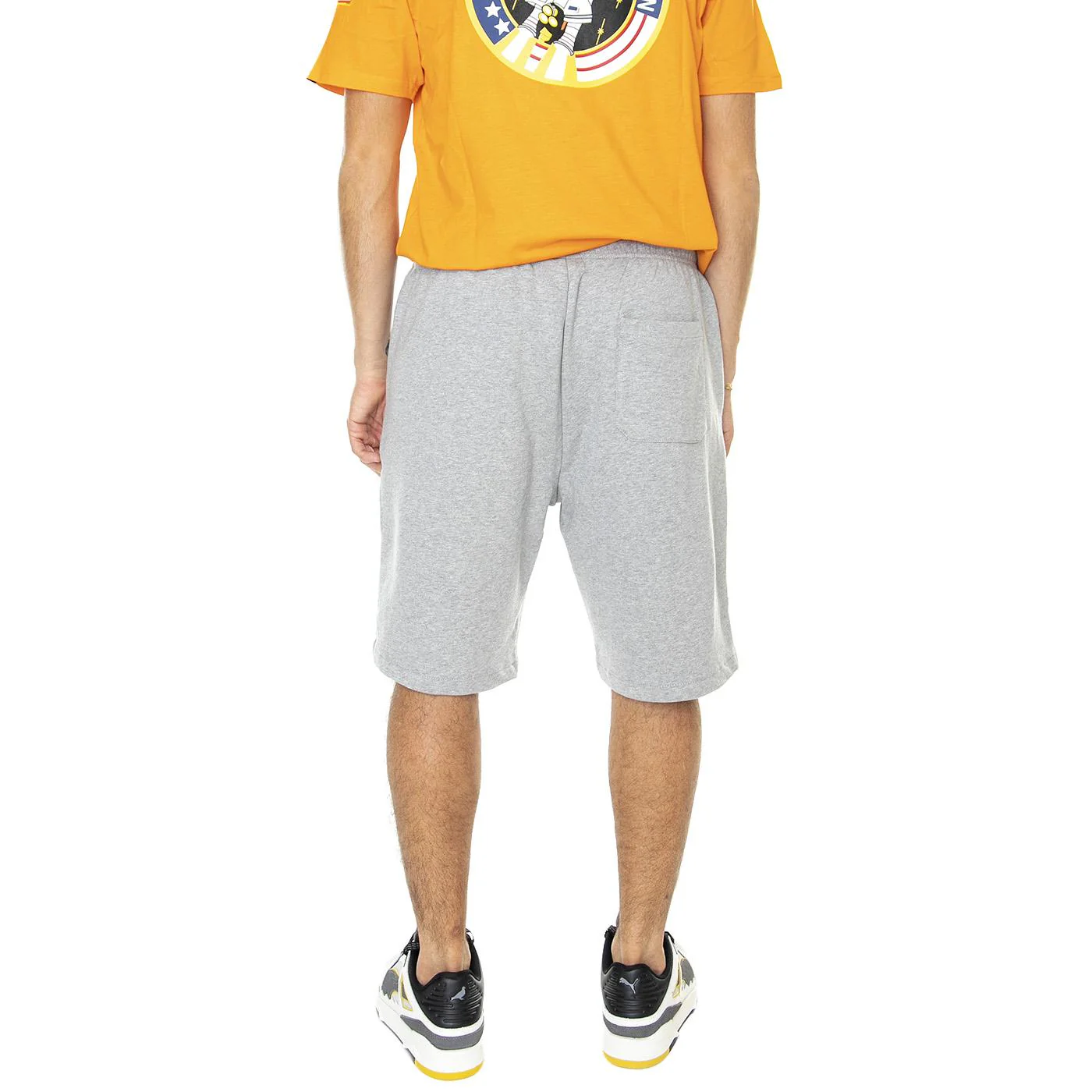 M' Mapleton Grey Melange Shorts - Image 3