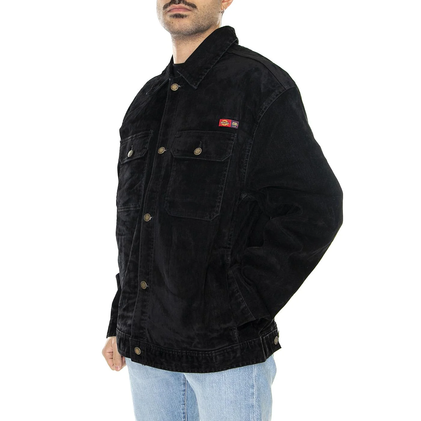 M' Oc x Dickies Flock Jacket Black