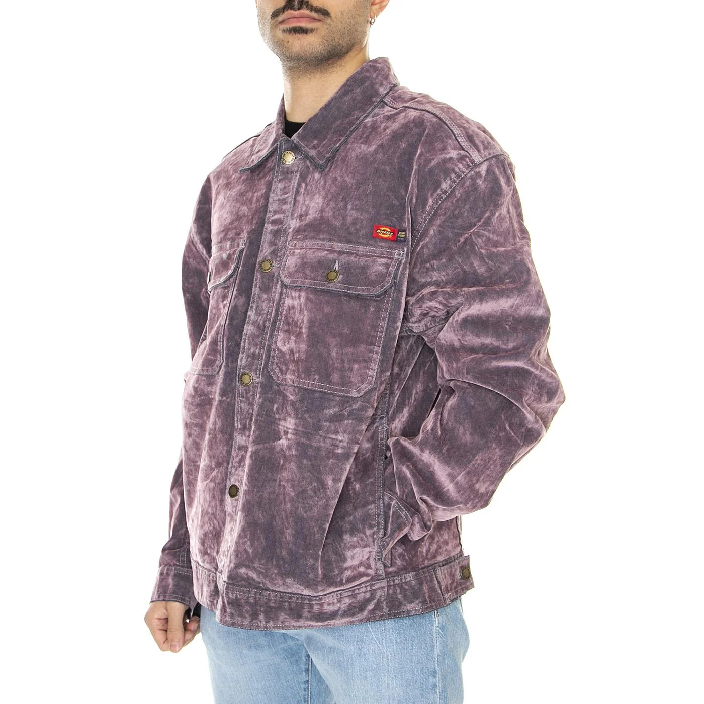 M' Oc x Dickies Flock Jacket Lilac