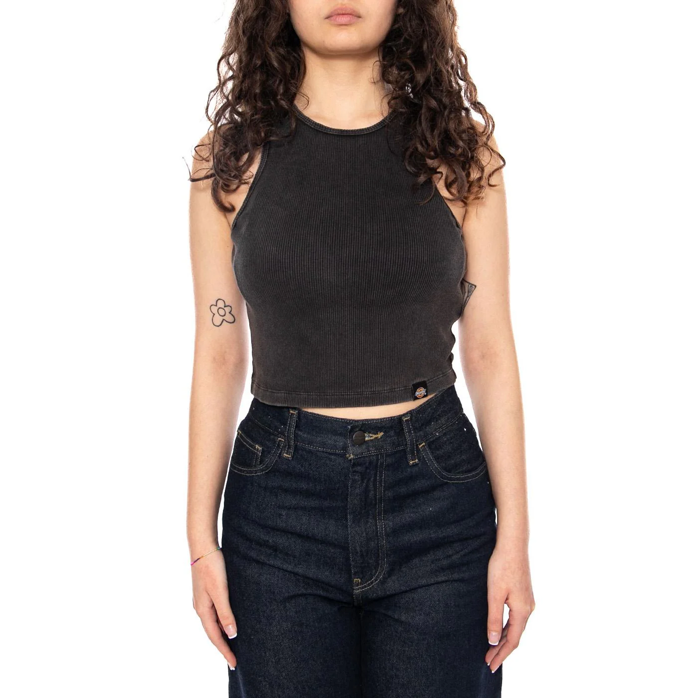 PLENTYWOOD GD VEST W - Women's Black Tank Top Women DICKIES - Image 2