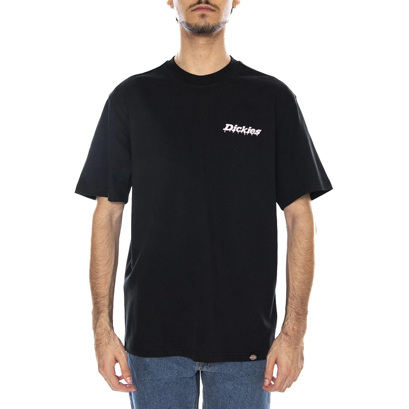 Statesville Tee SS Black - Men's Crew Neck T-Shirt Black Men's DICKIES - Image 2