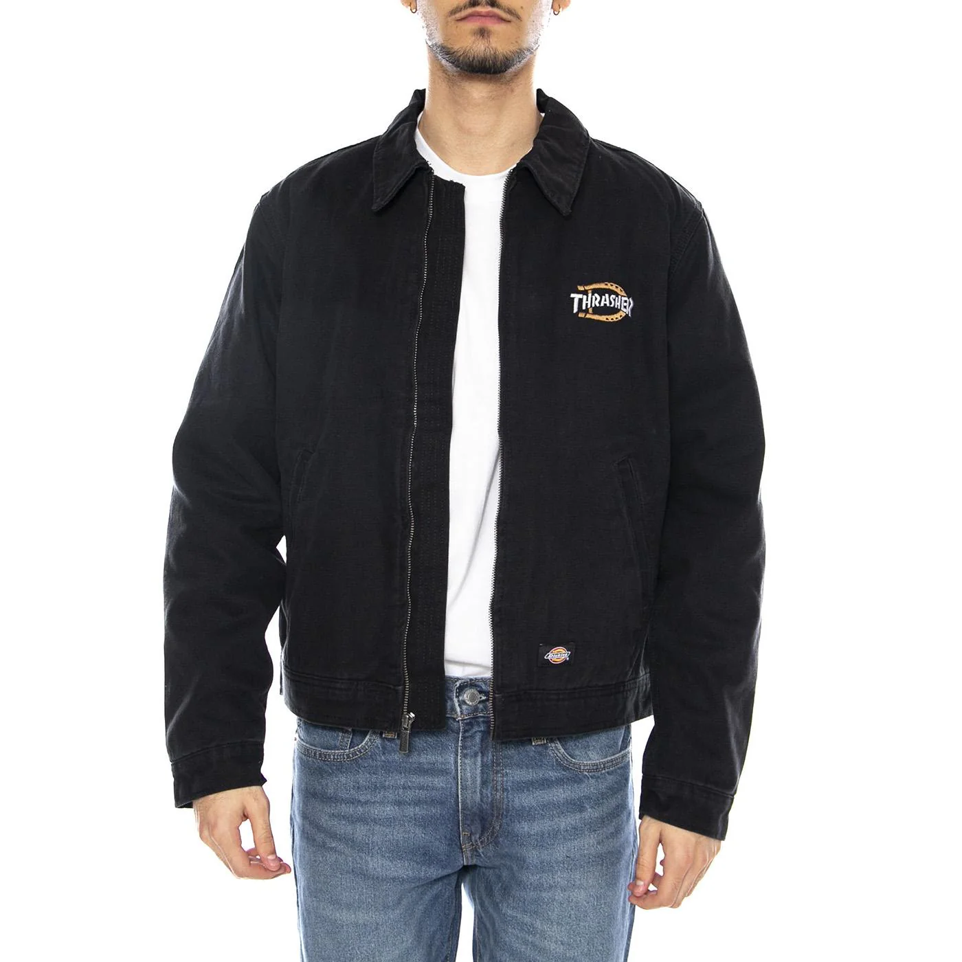 Thrasher x Dickies Jacket -- Black Men's Jacket DICKIES - Image 2