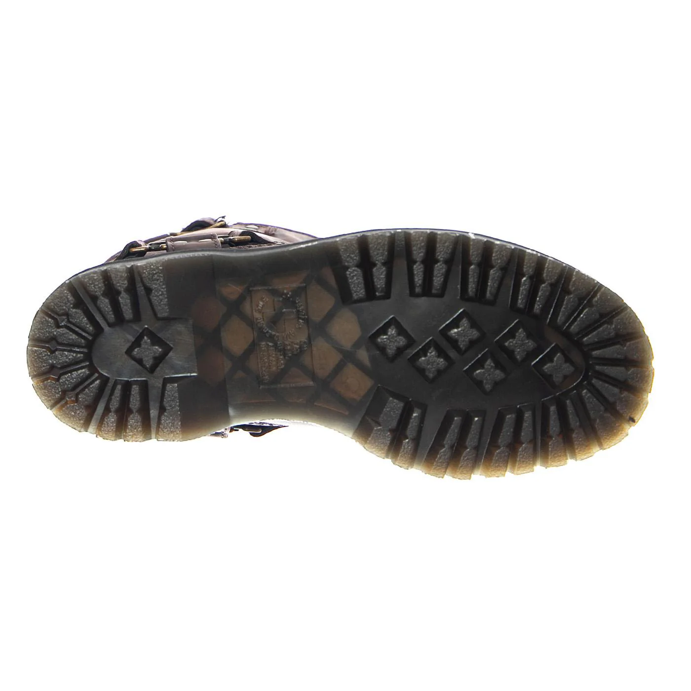Anistone Hi - Dark Brown / Burnished Waxy Pull Up WP - Women's Brown Boots DR.MARTENS - Image 5