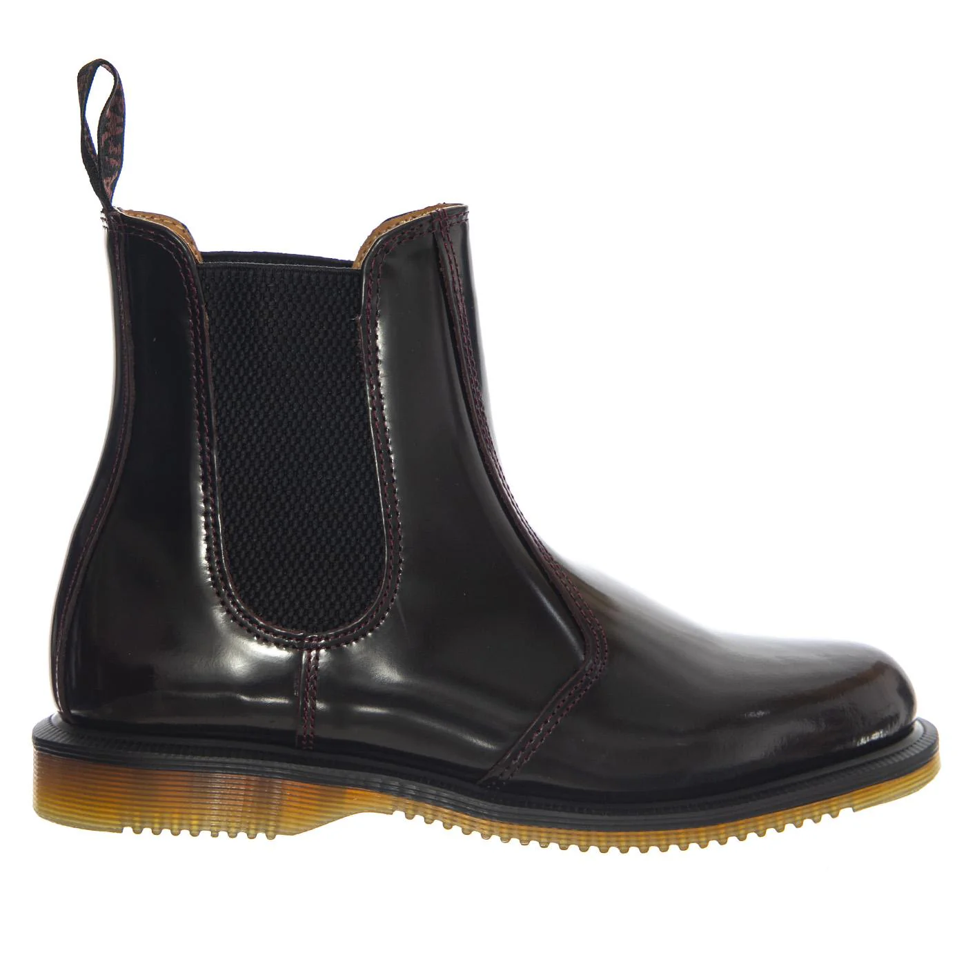 Dr. Martens Flora Cherry Red Polished Smooth - Unisex Red Boots Unisex DR.MARTENS