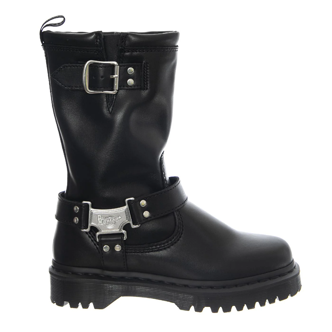 DR. MARTENS Anistone Hi Biker Boots - Black Women's High Boots