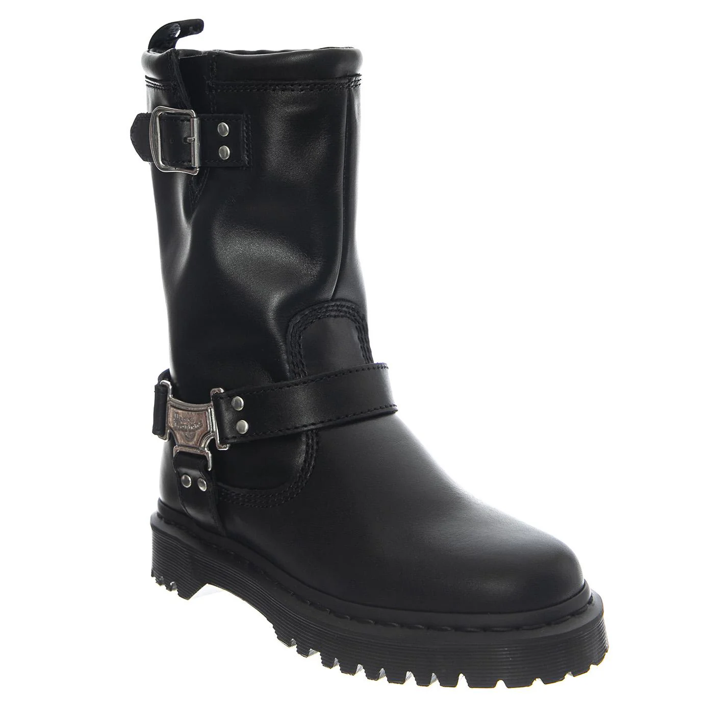 DR. MARTENS Anistone Hi Biker Boots - Black Women's High Boots - Image 2