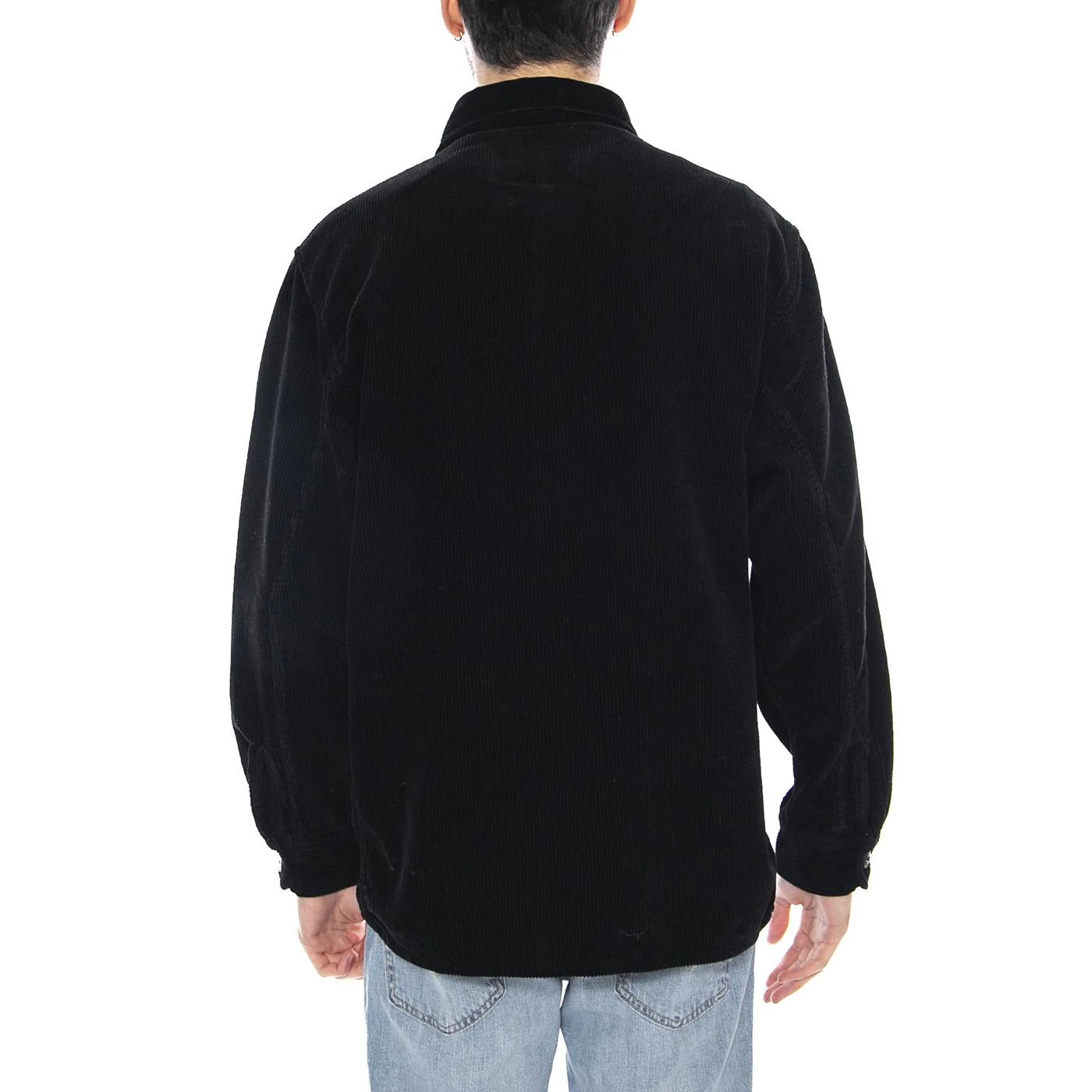 Ander Shirt LS -- EDWIN Men's Black Long Sleeve Shirt - Image 3