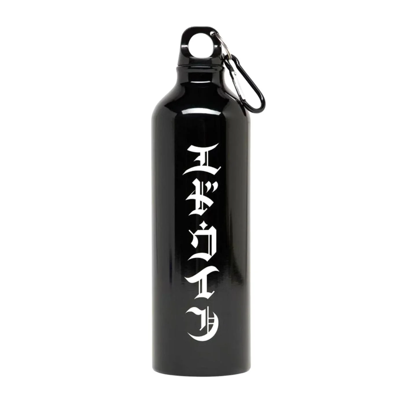 EDWIN ALUMINUM WATER BOTTLE - Black Water Bottle EDWIN ACCESSORIES