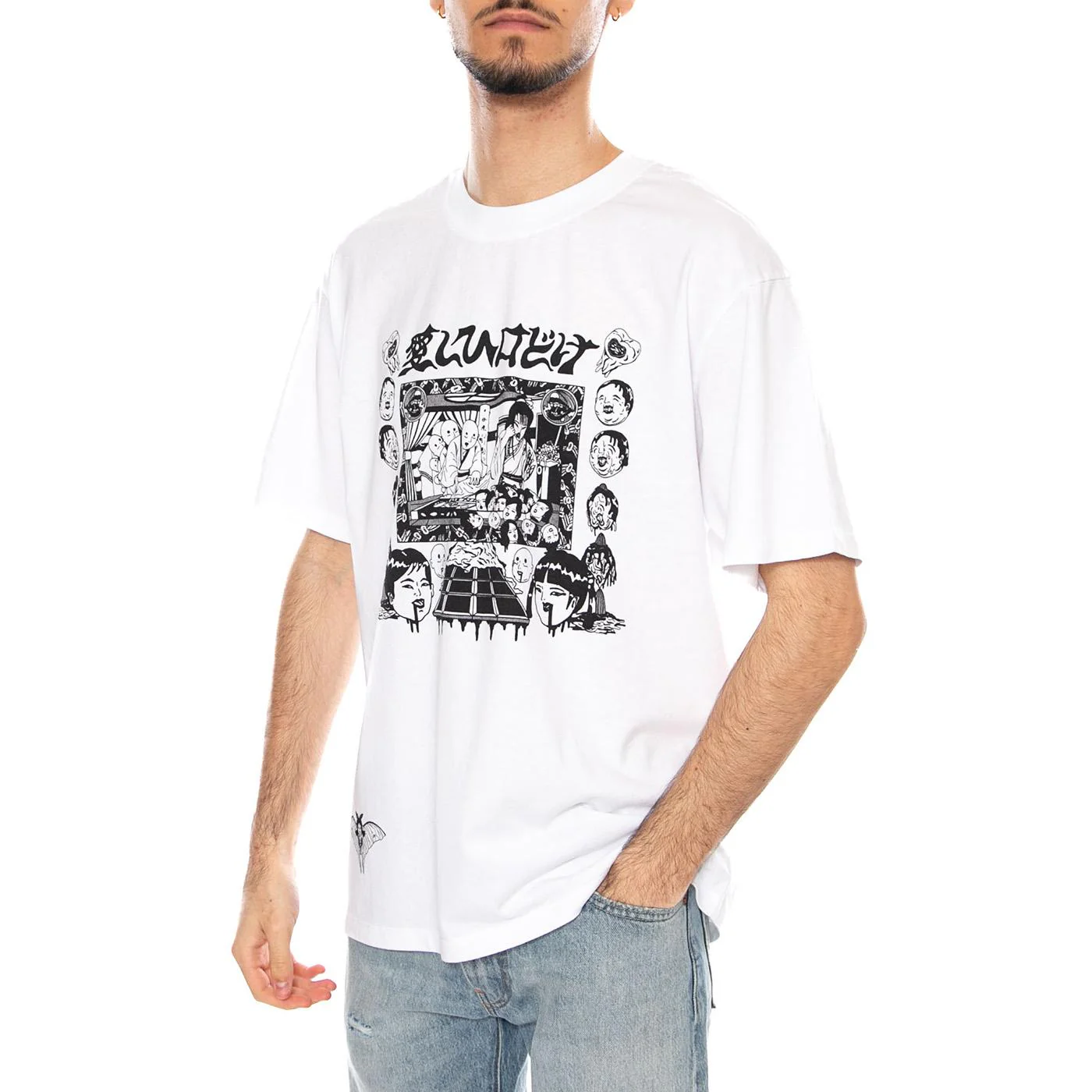 Kouichi Matsuda II TS White - Men's Crew Neck T-Shirt White Men's EDWIN