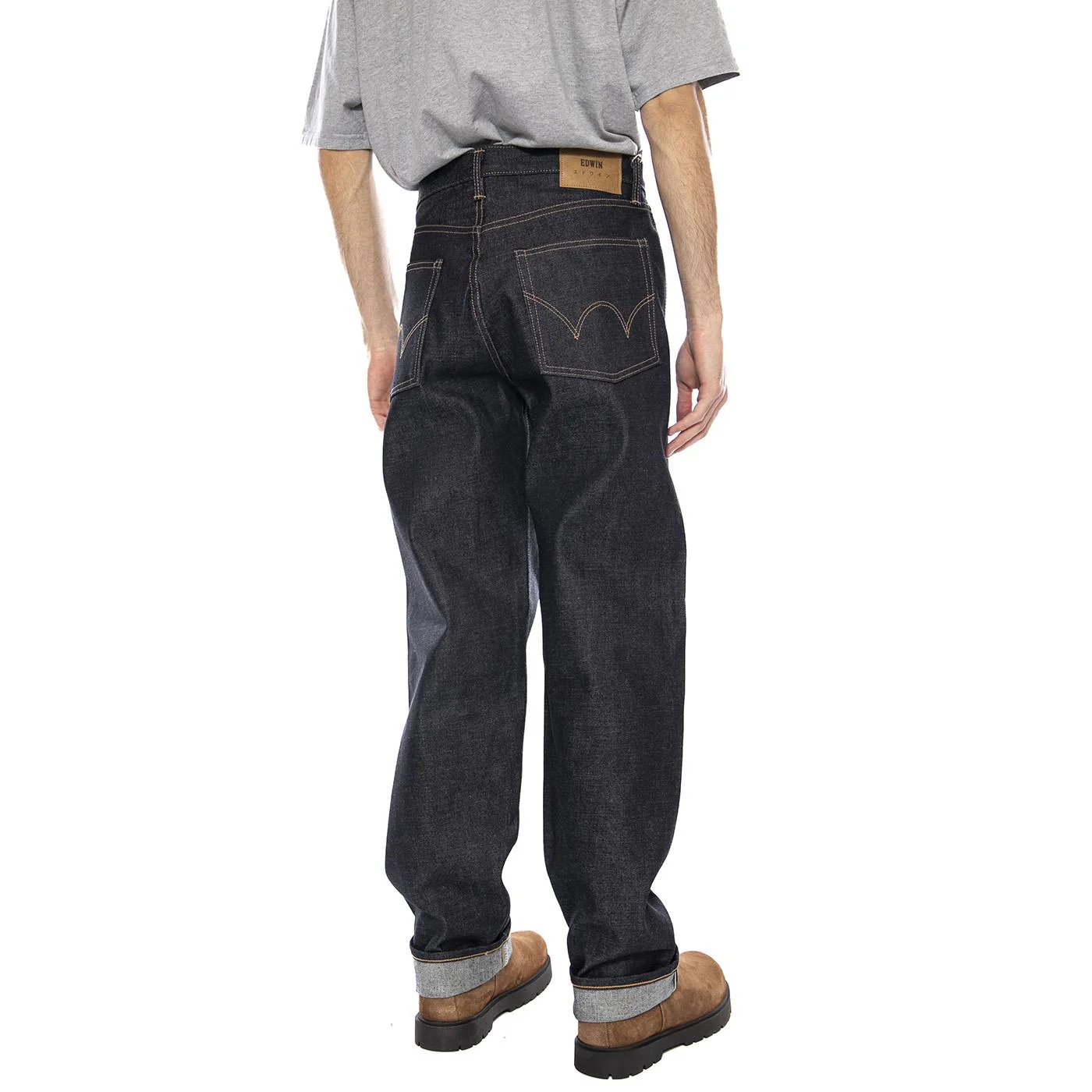 Loose Fit Japan Unwashed -- Men's Blue Pants EDWIN - Image 3