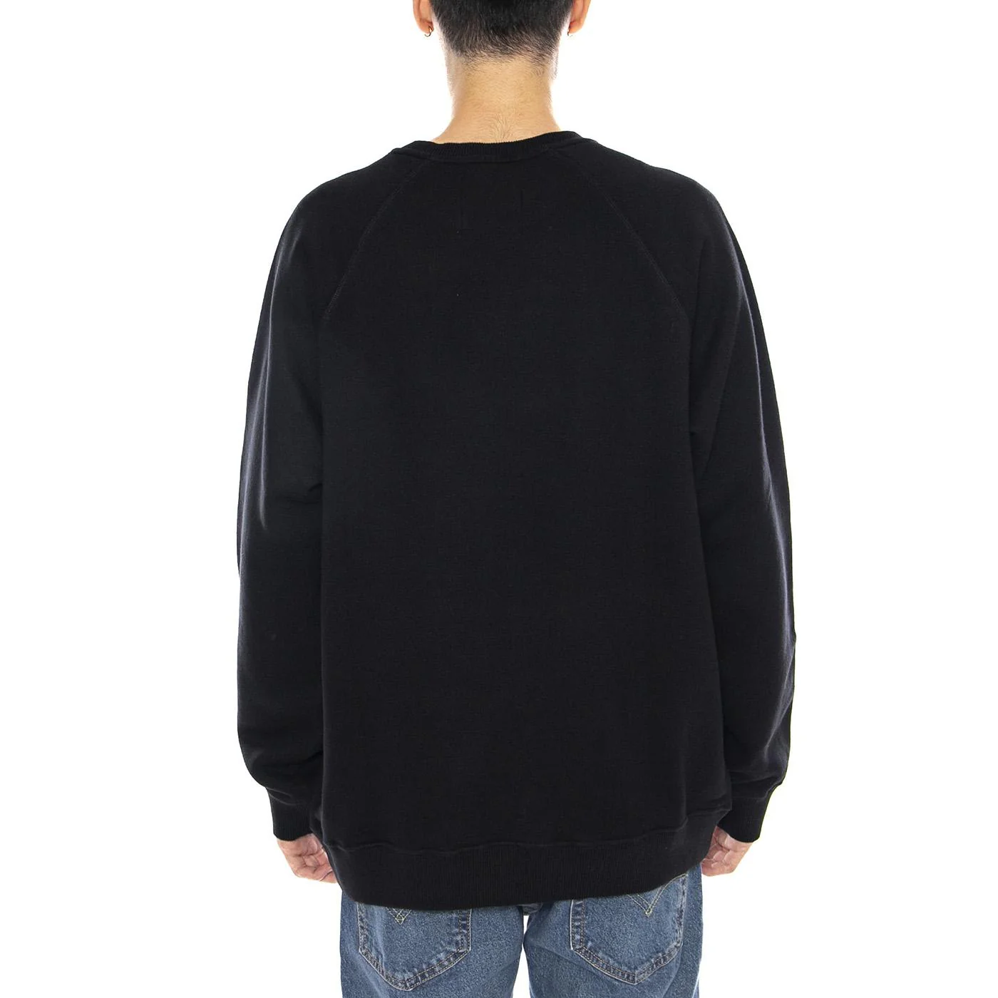 Mood Sweat Black -- Men's Crew Neck Sweatshirt Black Men EDWIN - Image 3