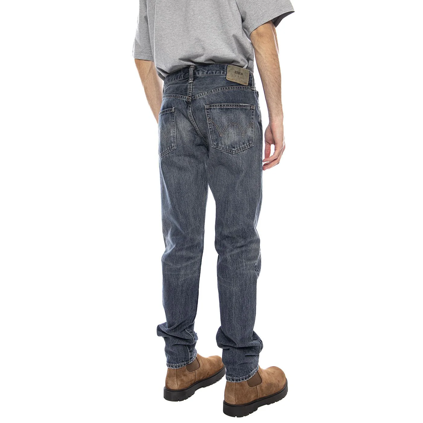 Regular Tapered Japan Mid Dark Used -- Men's Jeans Blue Men EDWIN - Image 3