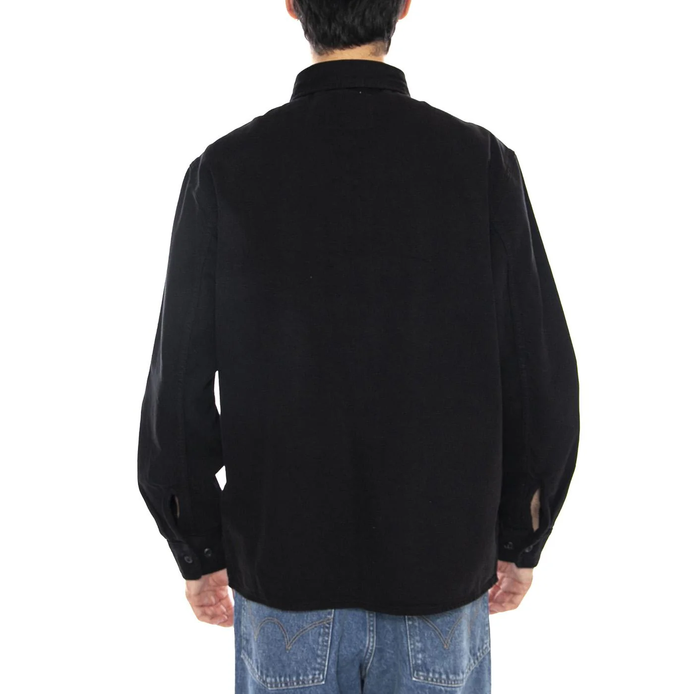 Sebastian Shirt LS Black - Men's Black Shirt EDWIN - Image 3