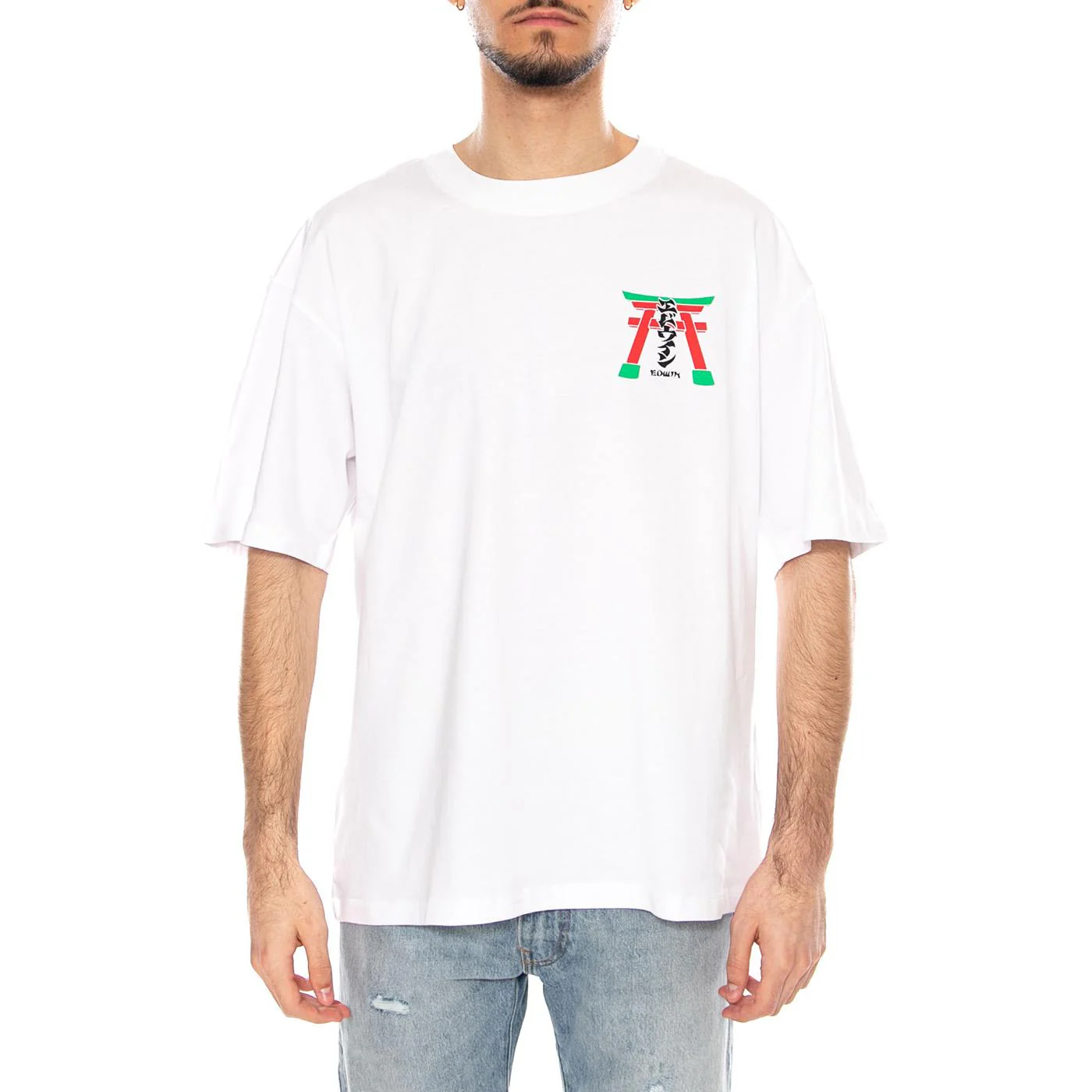 Torii TS SS White - Men's Crew Neck T-Shirt White Men's EDWIN - Image 2