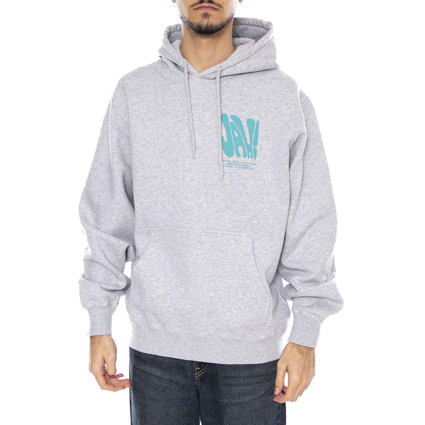 United We Stand Hoodie Sweat -- Grey Men's Hoodie EDWIN - Image 2