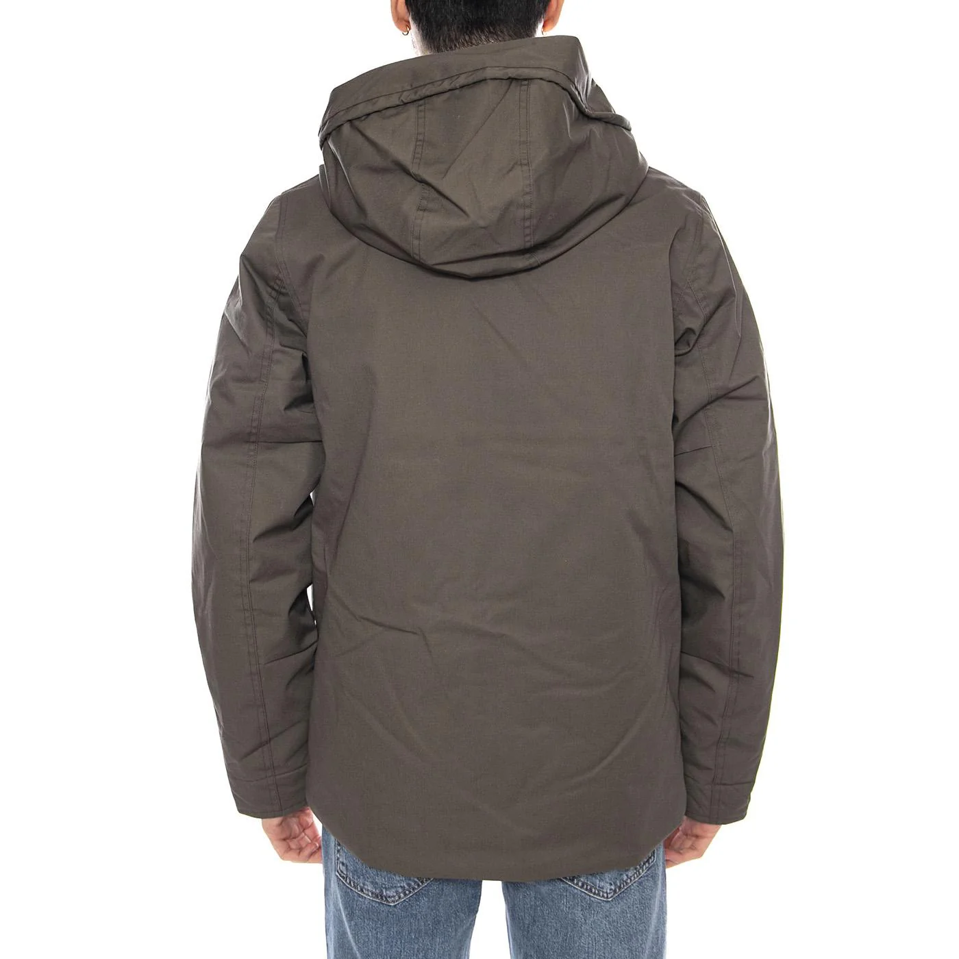 Kaliks Black Hooded Jacket -- Green Men's Hooded Jacket ELVINE - Image 3