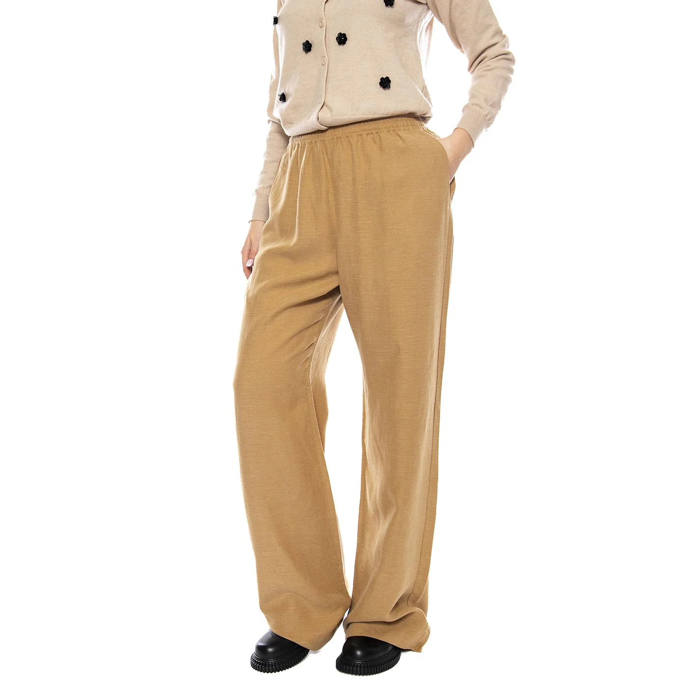 Lynelle Paperbag -- Women's Camel Pants ELVINE