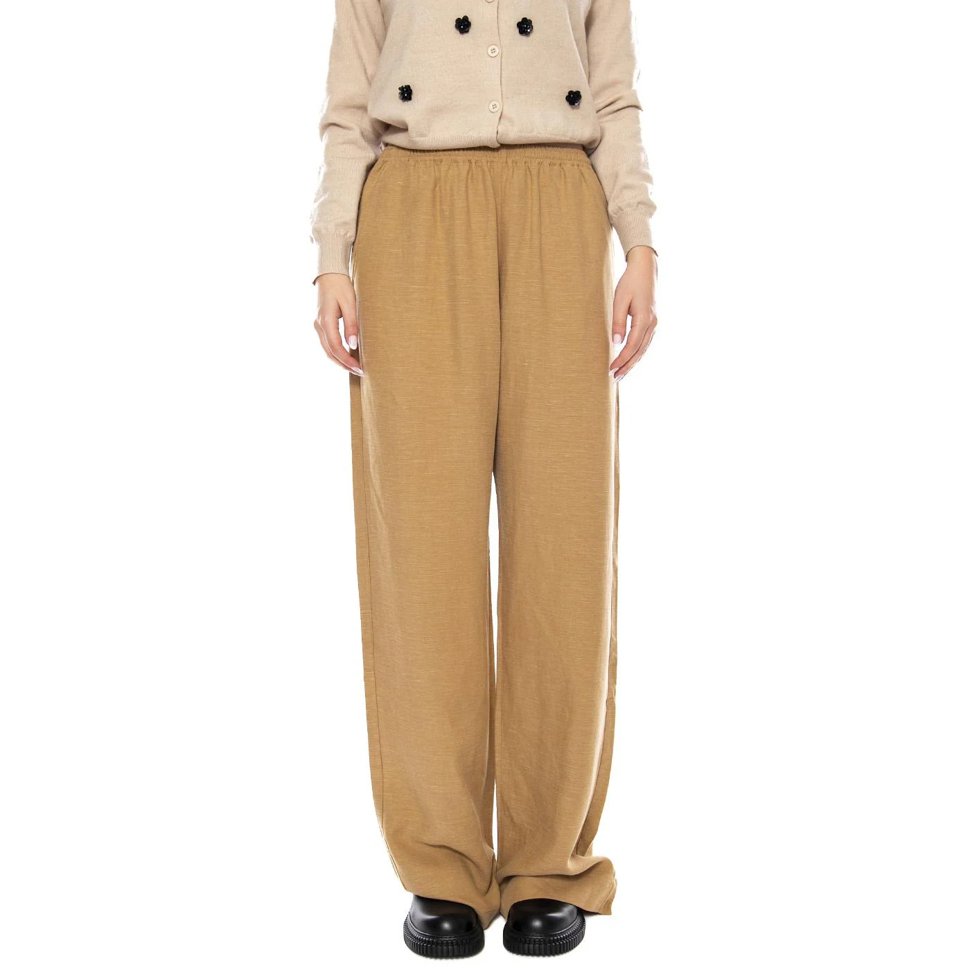 Lynelle Paperbag -- Women's Camel Pants ELVINE - Image 2