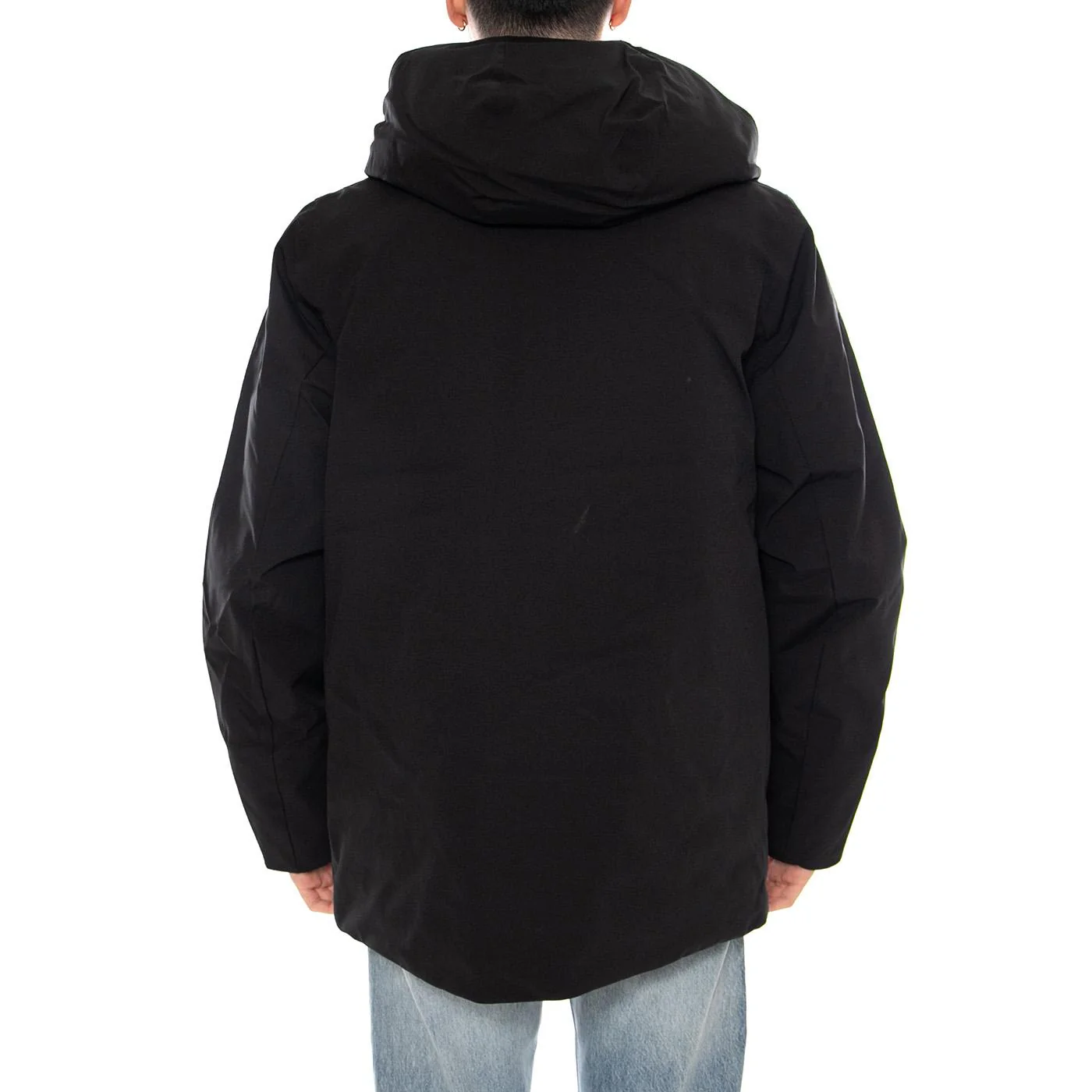 Vhinner Black Jacket - Men's Hooded Jacket Black Men ELVINE - Image 3