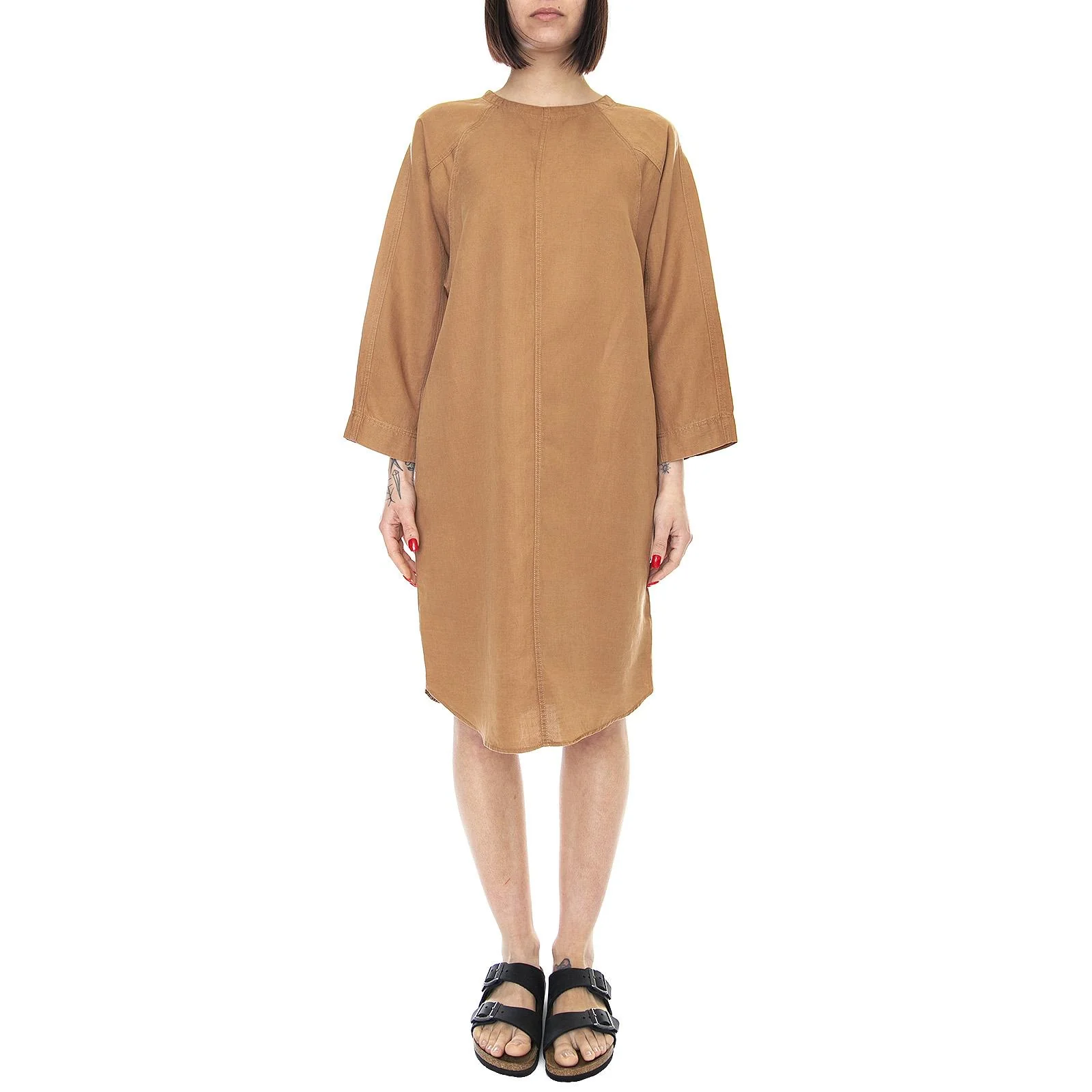 Womens Lynxie Dress - Toffee - Women's Brown Dress Women ELVINE - Image 2