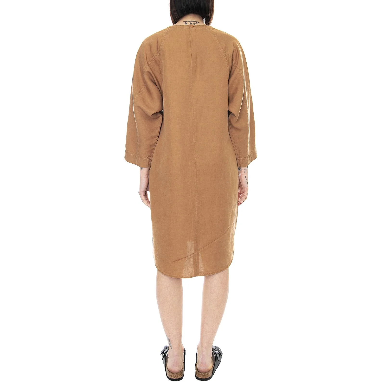 Womens Lynxie Dress - Toffee - Women's Brown Dress Women ELVINE - Image 3
